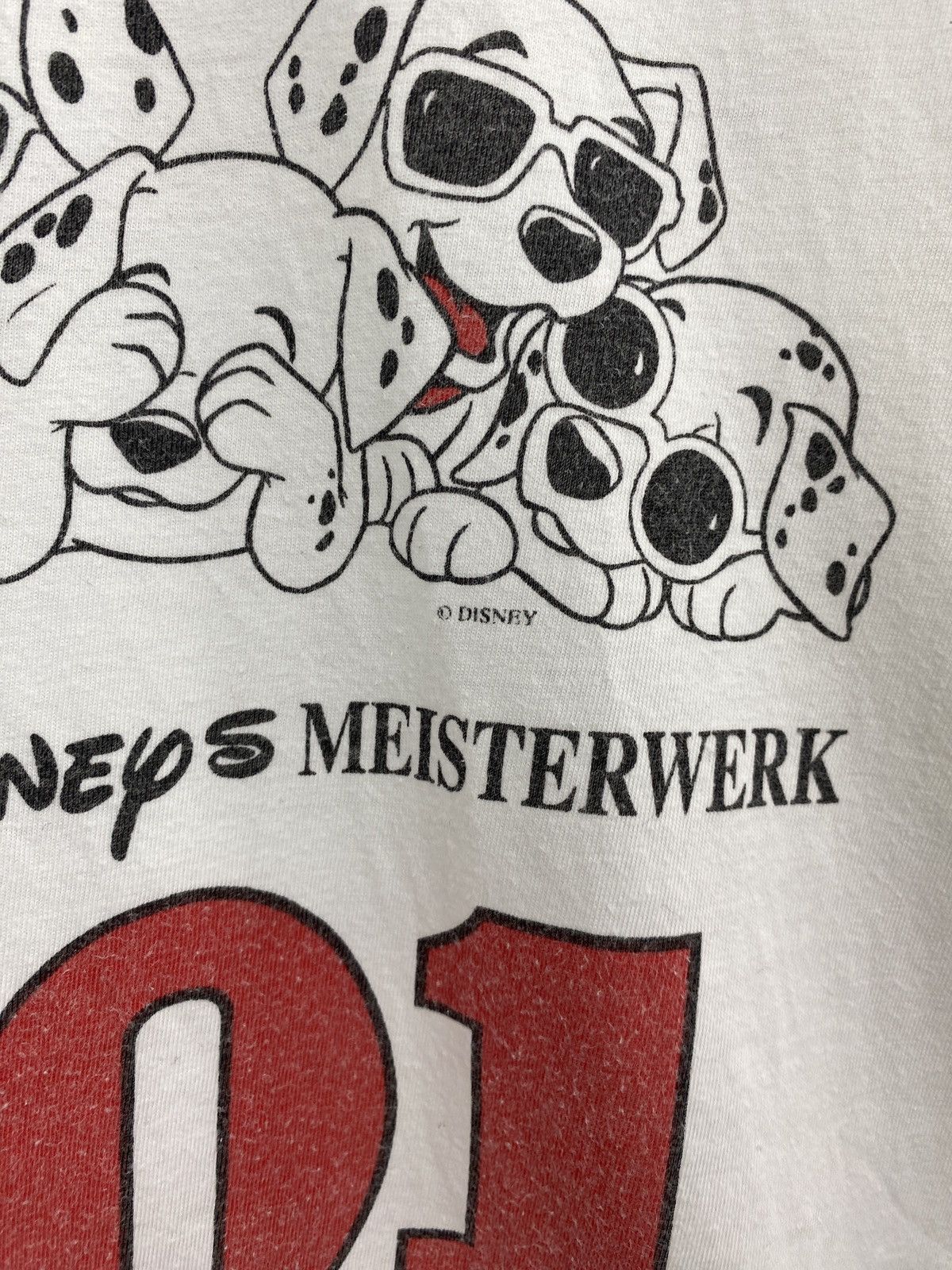 Disney 🇺🇸 Vintage 90s 101 Dalmatians Disney Pictures Movie T-Shirt Size US XL / EU 56 / 4 - 6 Thumbnail