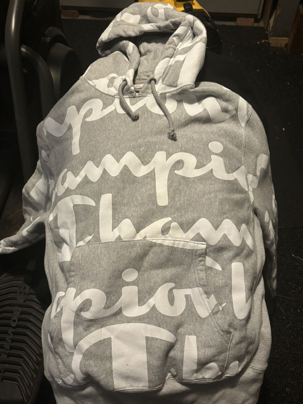Champion Champion Grey Hoodie Size US M / EU 48-50 / 2 - 2 Thumbnail