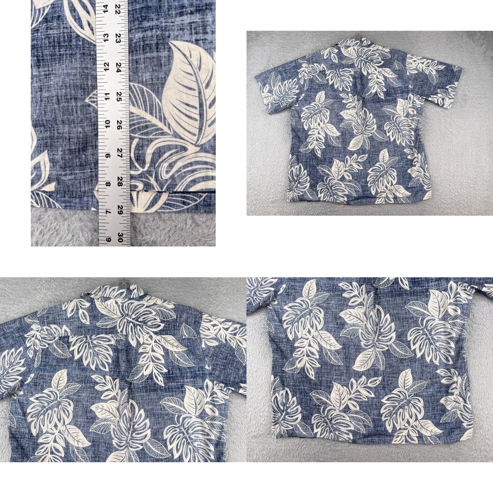 Vintage VINTAGE Skyline Shirt Men XL Blue Floral Button-Up Beach Theme 90s? Size US XL / EU 56 / 4 - 9 Thumbnail