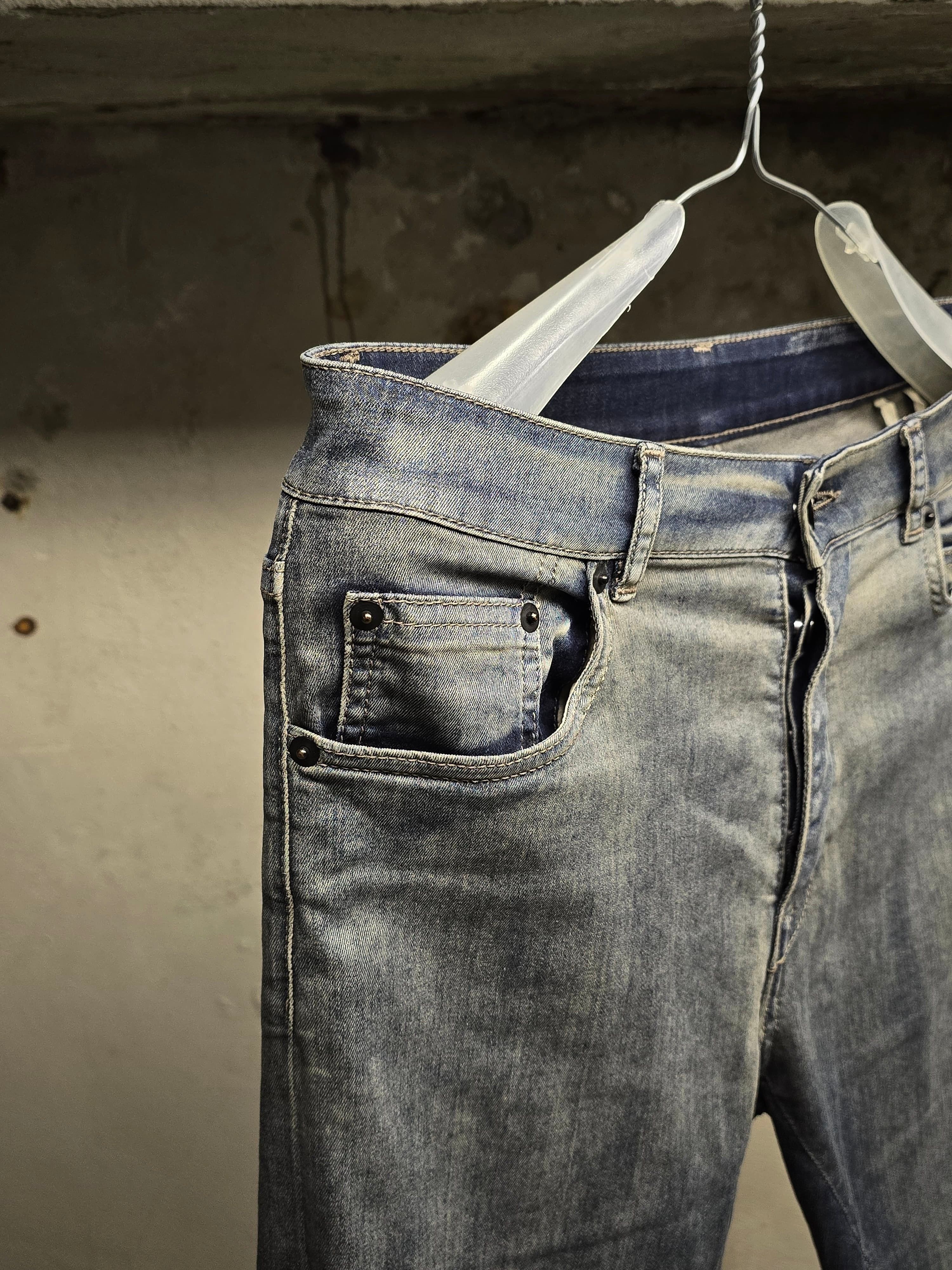Rick Owens Rick Owens DRKSHDW Berlin Cropped Denim Size US 31 - 2 Thumbnail