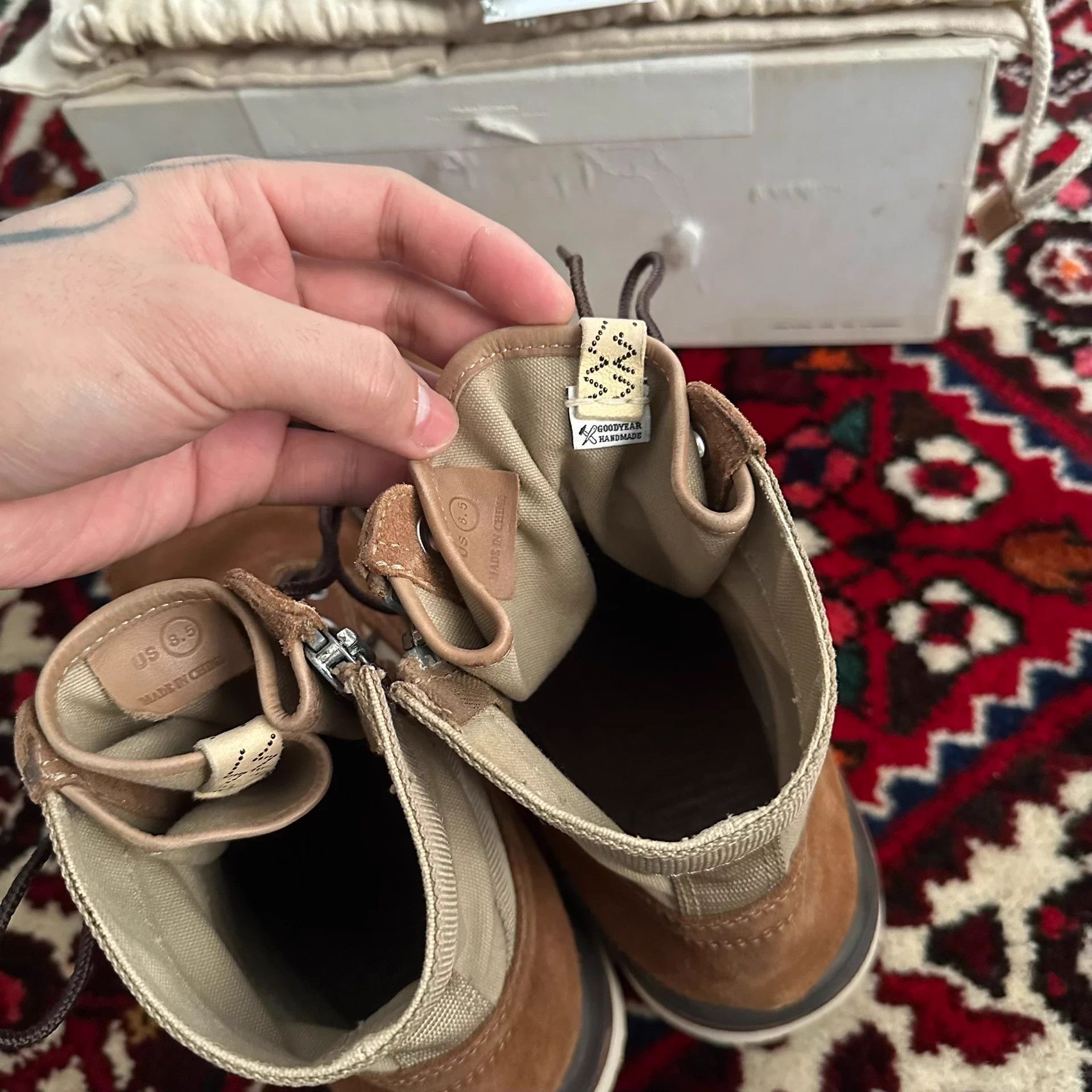 Visvim visvim 18aw 7hole folk camel 8.5 us Size US 8.5 / EU 41-42 - 8 Thumbnail