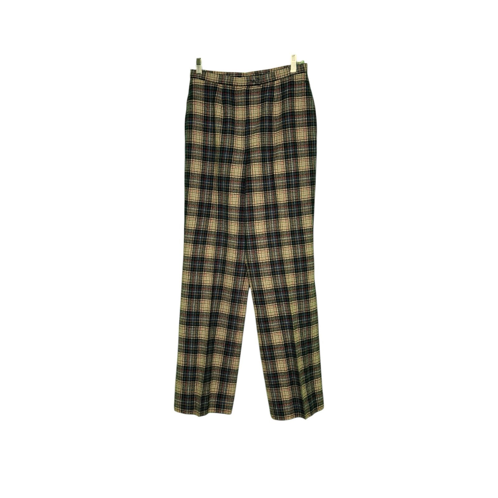 Pendleton PENDLENTON vintage blue red plaid virgin wool pants size 12 Size 34" / US 12 / IT 48 - 10 Thumbnail