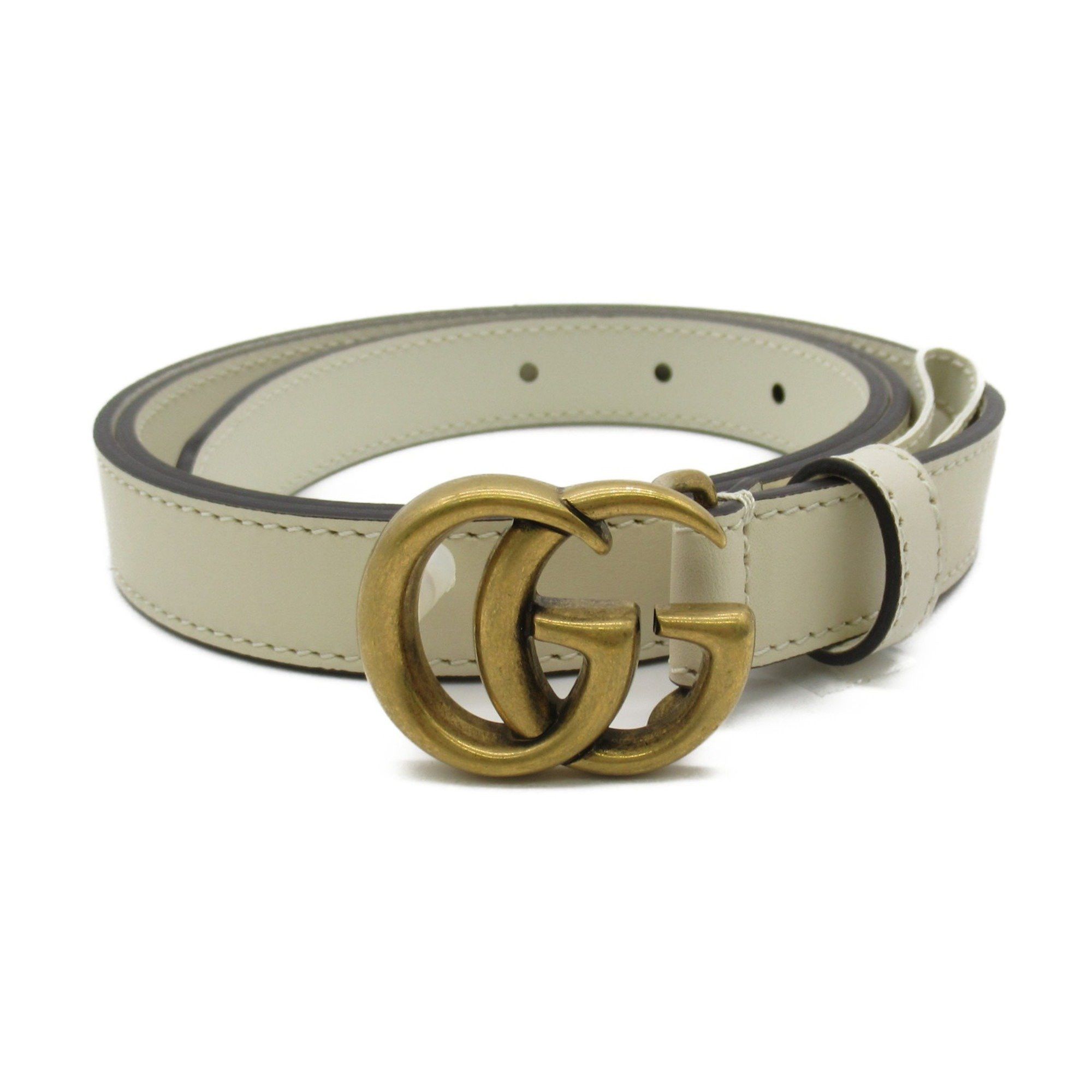 image of Gucci Belt White Leather 409417Ap00T902285, Women's