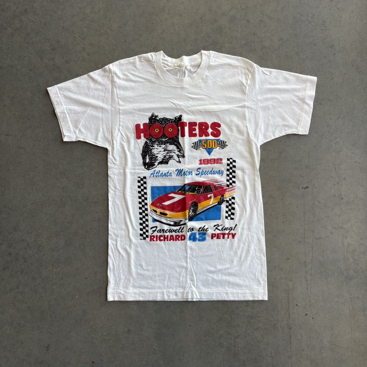 Fruit Of The Loom × NASCAR × Vintage Crazy Vintage Hooters Racing Shirt 1992 70's FOTL Blank Size US L / EU 52-54 / 3 - 4 Thumbnail