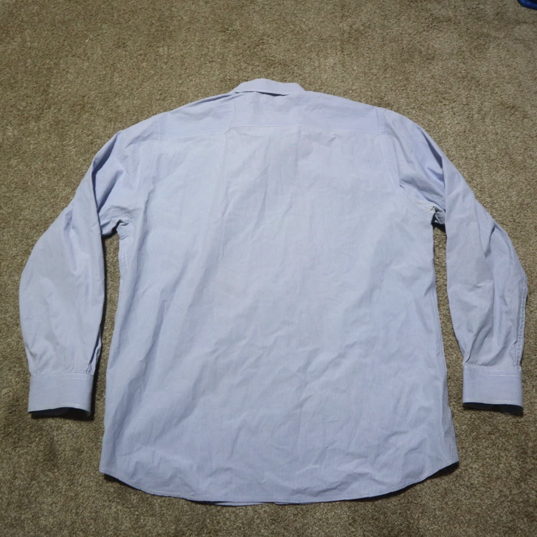 Old Navy Old Navy Shirt Mens XL Blue Striped Button-Up Long Sleeve Classic Collared Cotton Size US XL / EU 56 / 4 - 7 Thumbnail