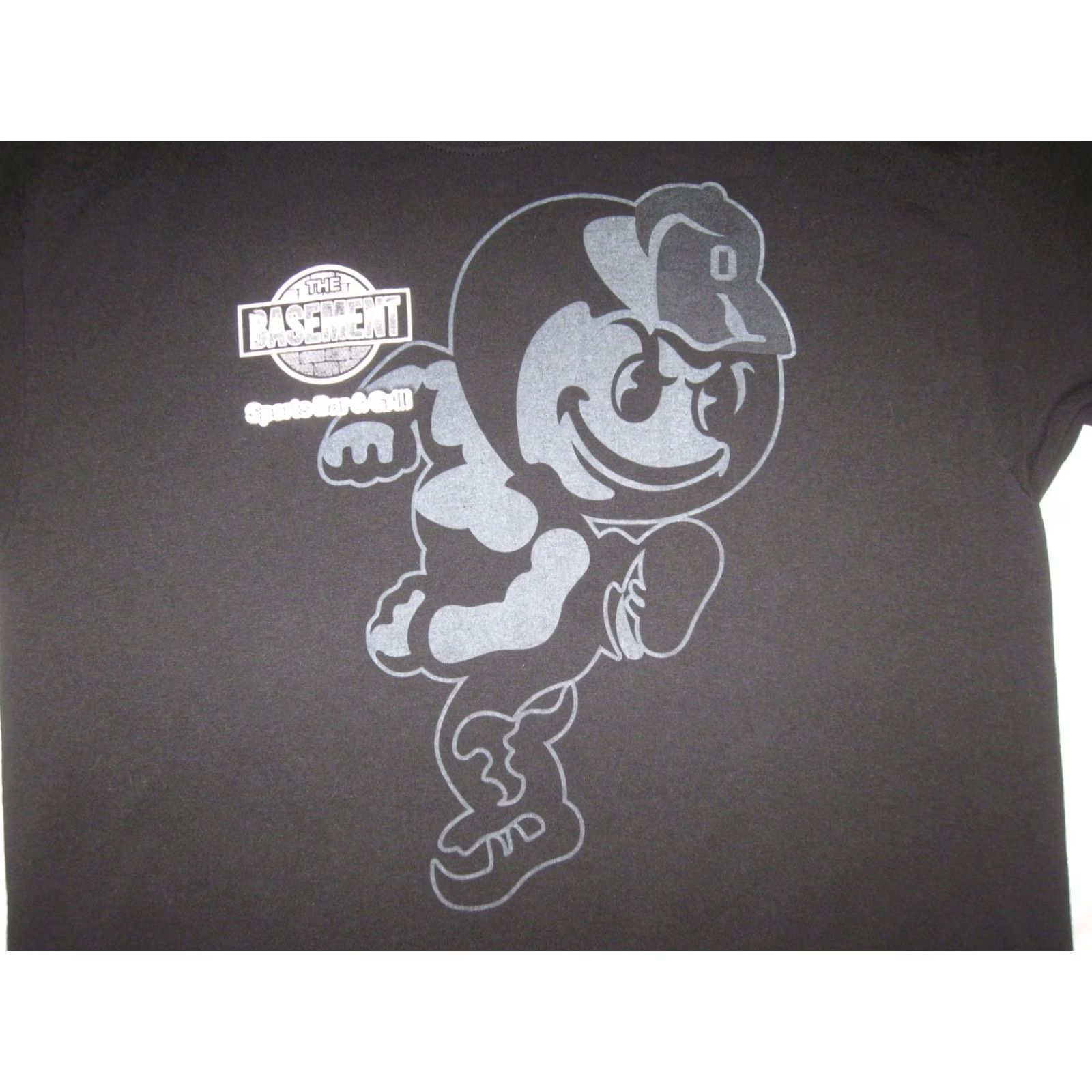 Gildan Nike Basement Sports Bar & Grill Northeast Ohio t Shirt Mens XL Black Gildan Dryblend Cotton Short Sleeve Graphic Print Crew Neck Vintage No Size US XL / EU 56 / 4 - 3 Thumbnail