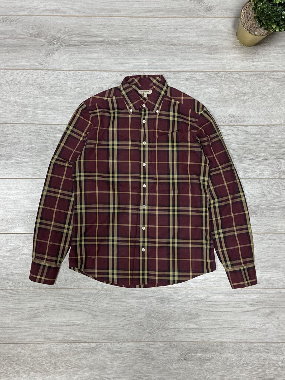 Burberry Burberry Brit shirt nova check overprint vintage Size US M / EU 48-50 / 2 - 1 Thumbnail