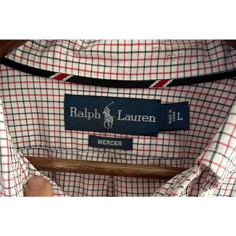 Polo Ralph Lauren Vintage Polo Ralph Lauren Mens Large Red & Blue Button Down Size US L / EU 52-54 / 3 - 2 Thumbnail