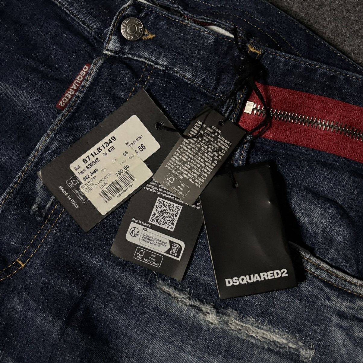 Dsquared2 Dsquared2 642 zipped 5 pockets jeans Size US 38 / EU 54 - 5 Thumbnail