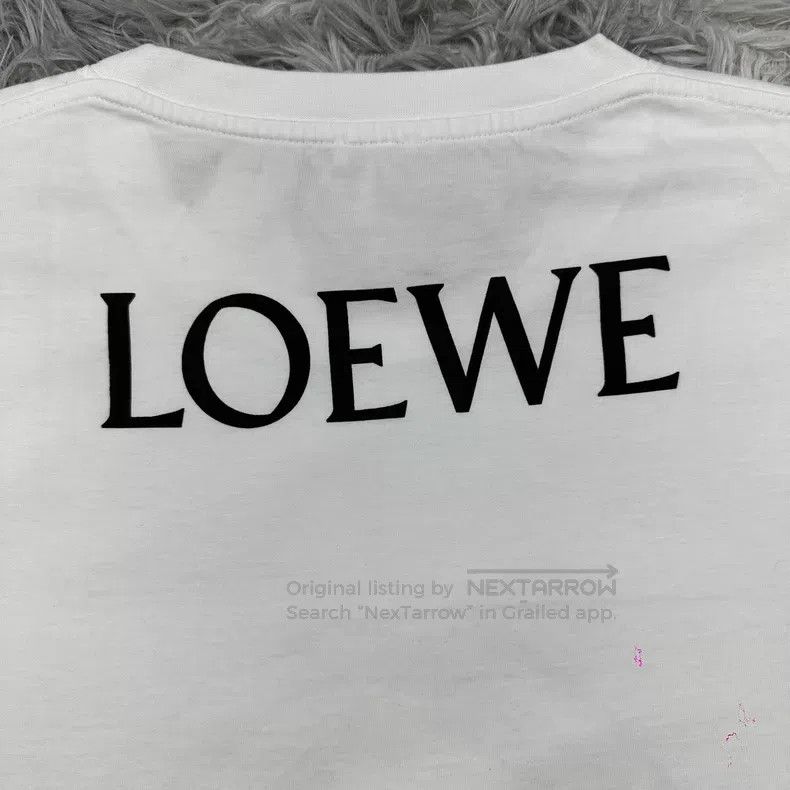Loewe Loewe Pizza Print Pattern Back Letter Logo Short Sleeve Size US XL / EU 56 / 4 - 8 Thumbnail