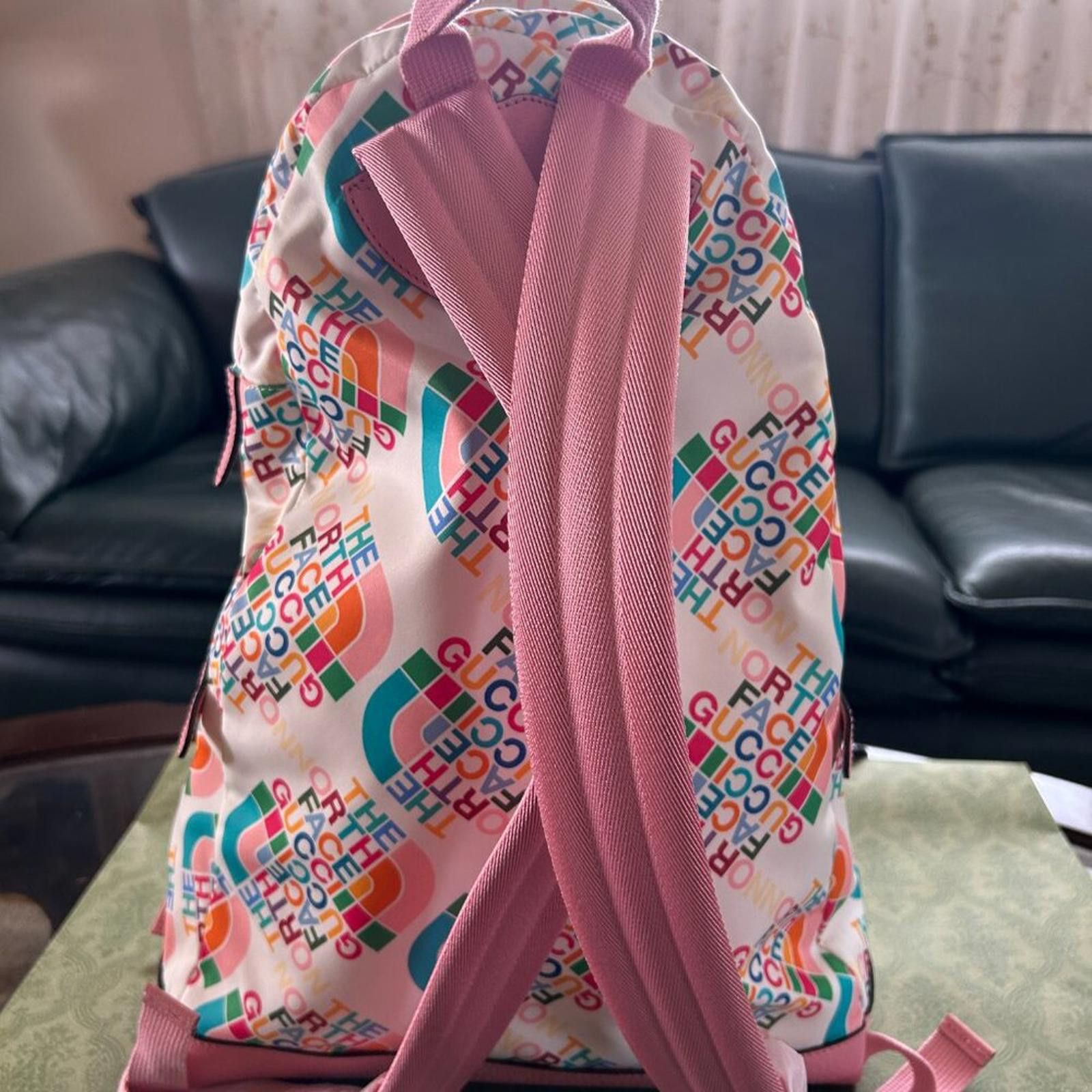 Gucci NWT GUCCI The North Face M Nylon Leather Backpack White Size ONE SIZE - 2 Thumbnail
