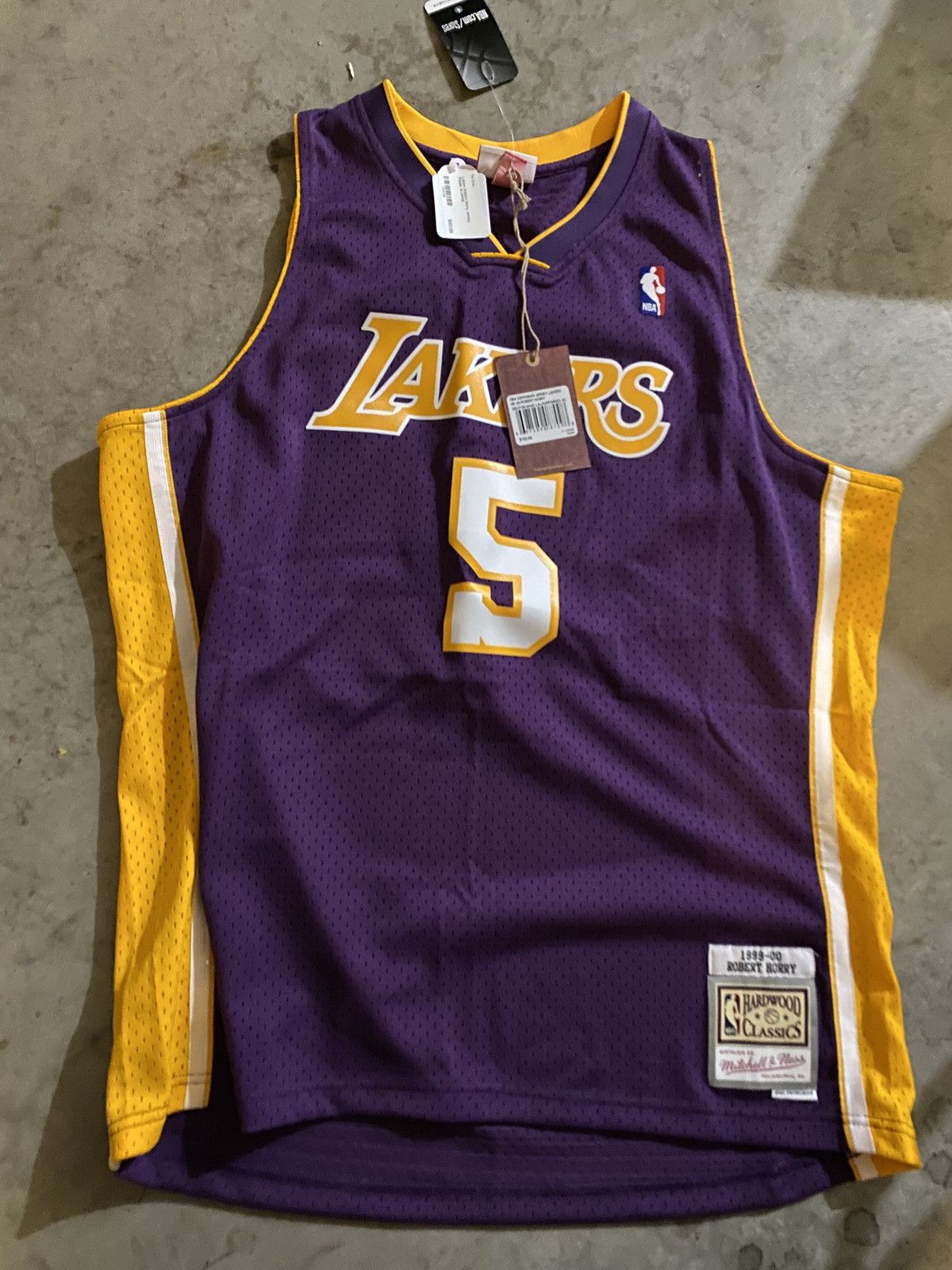 Mitchell & Ness Mitchell & Ness Robert Horry Lakers Jersey NEW Size US XL / EU 56 / 4 - 1 Thumbnail