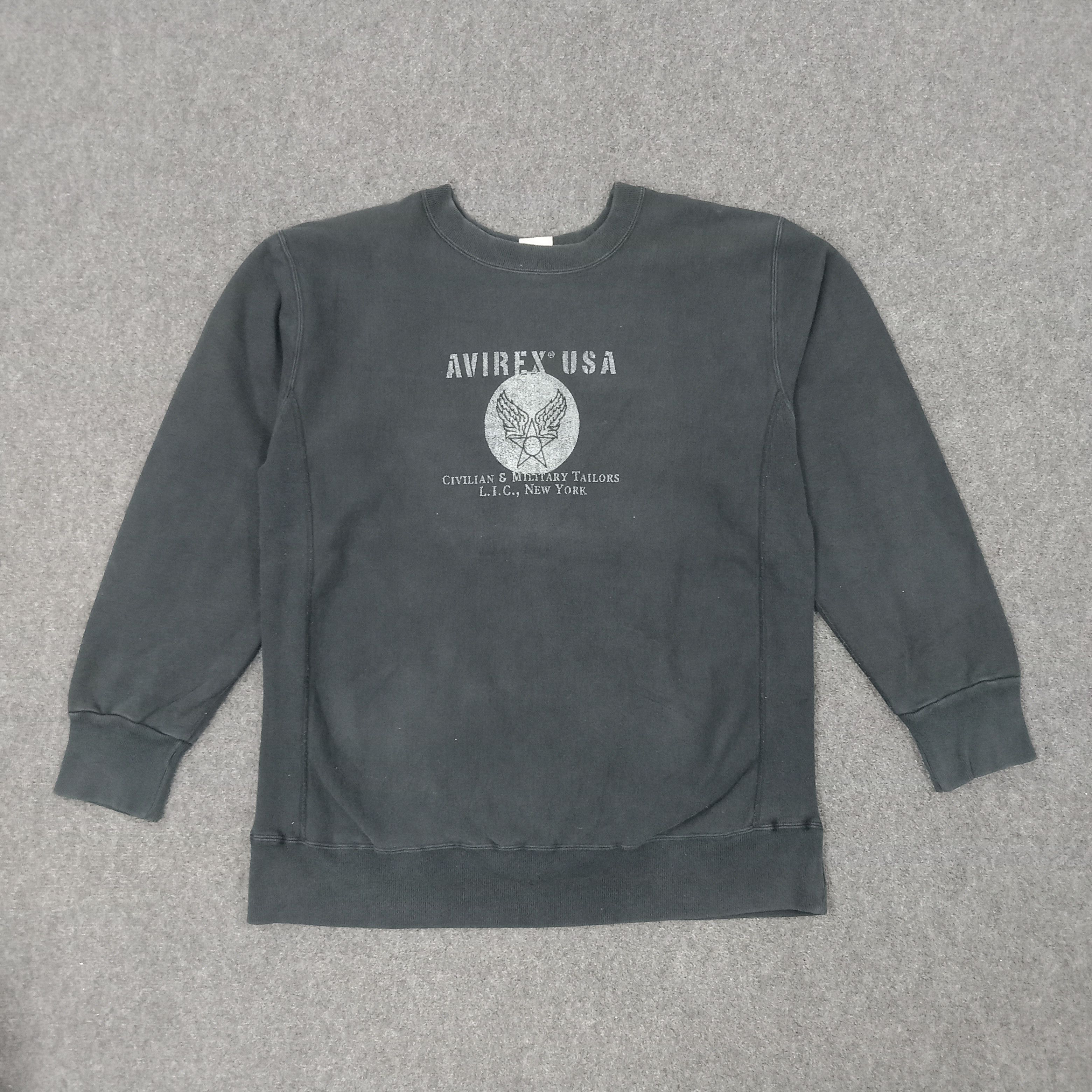 Avirex × Vintage Avirex U.S Navy American Military Army Sweatshirt Size US M / EU 48-50 / 2 - 1 Thumbnail