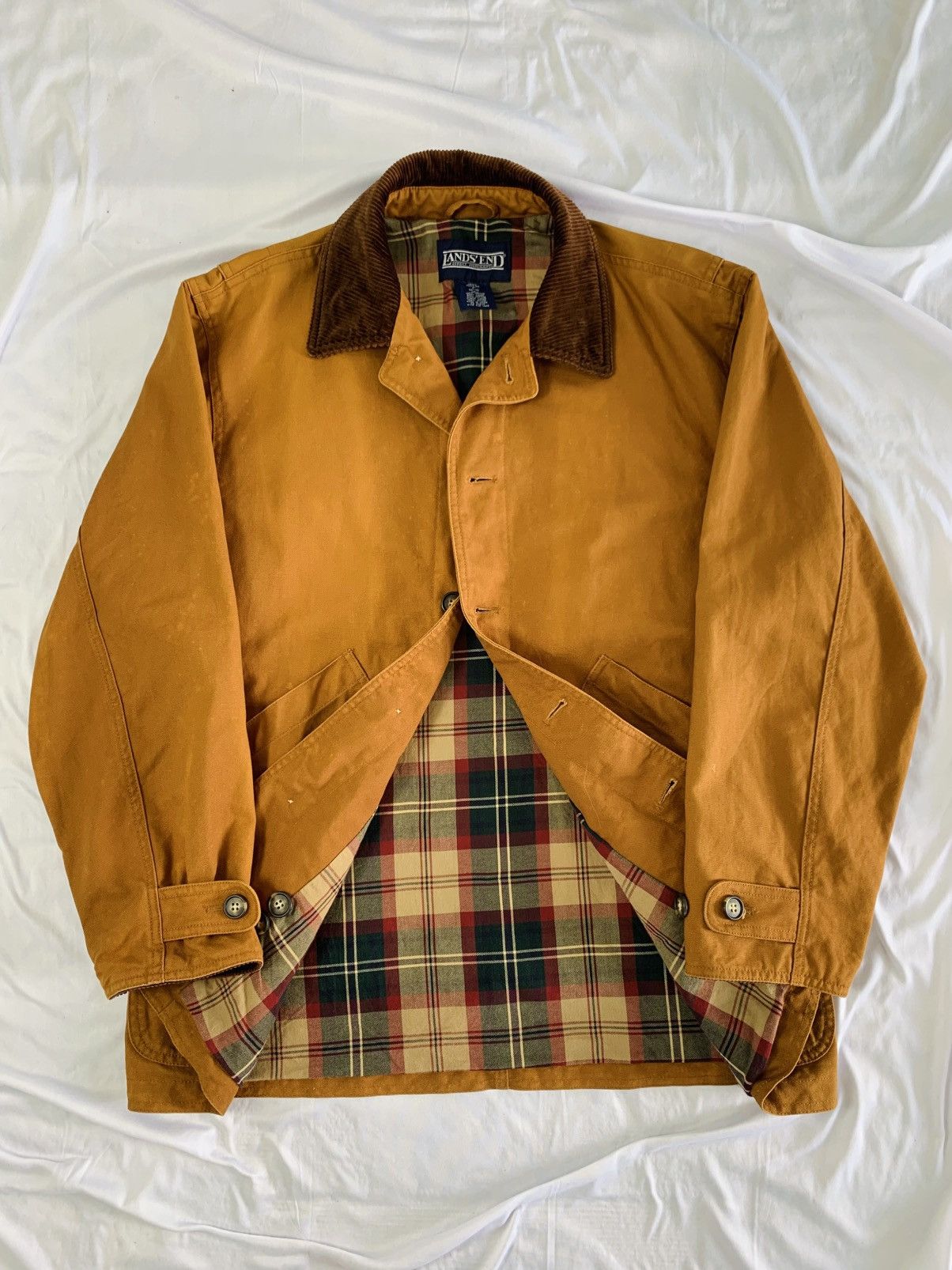 Lands' End lands’end vintage chore hunting jacket ( rare ) Size US S / EU 44-46 / 1 - 4 Thumbnail