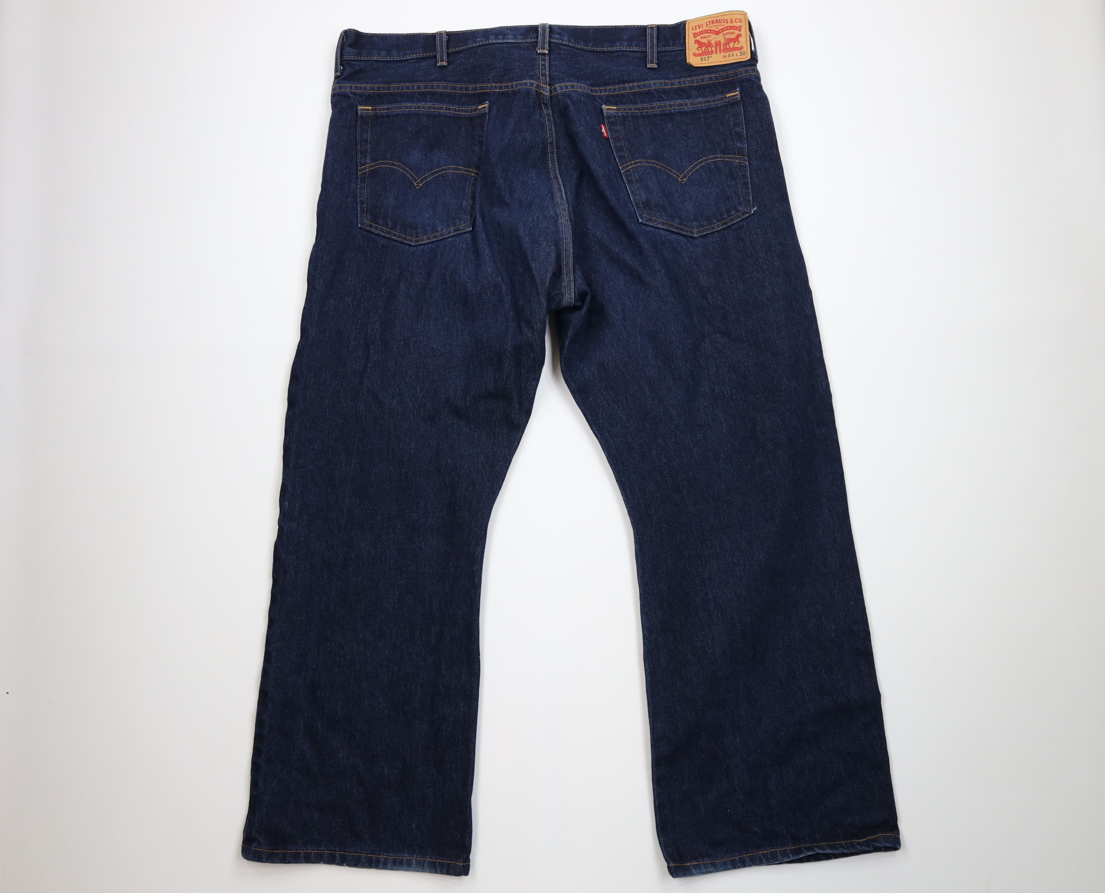 Levi's Vintage Y2K Levis 517 Bootcut Wide Leg Denim Jeans Blue Size US 44 / EU 60 - 9 Thumbnail