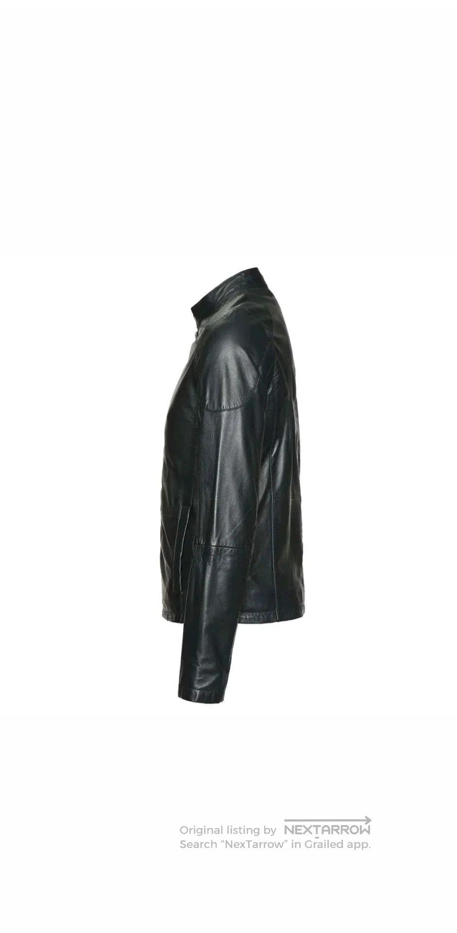 Trussardi Trussardi Black Leather Jacket. Size US M / EU 48-50 / 2 - 3 Thumbnail