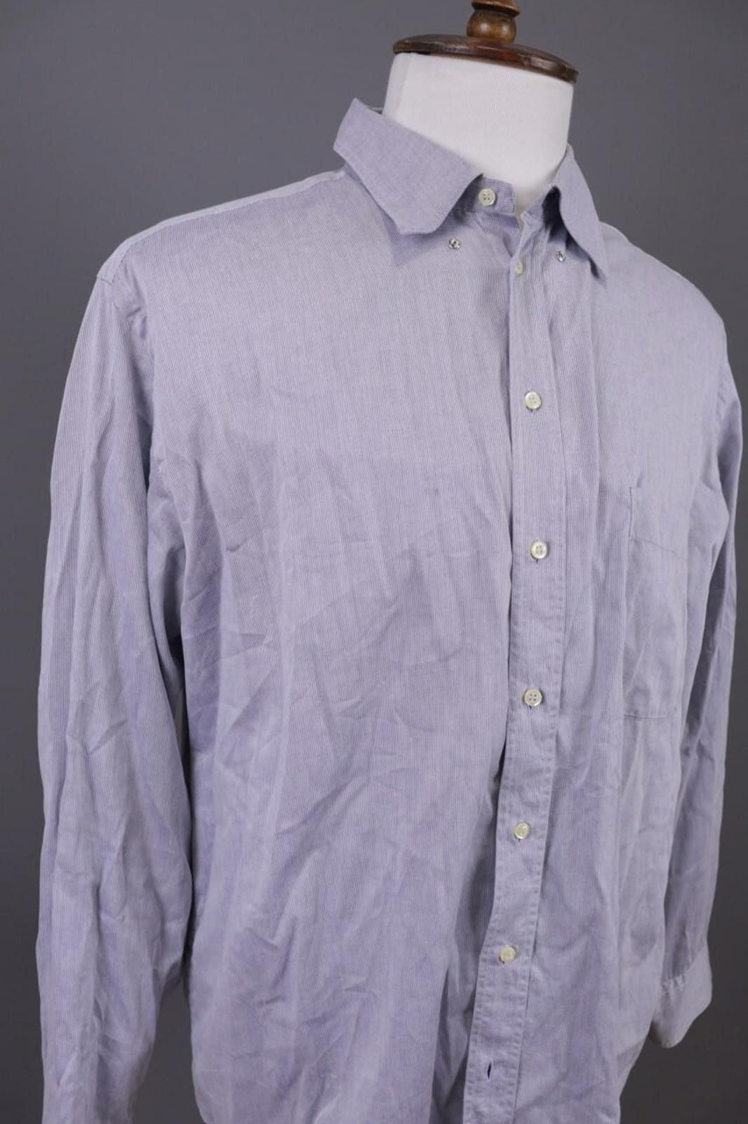 Armani Vintage Girgio Armani Le Collezioni Down Shirt Size 44 Size US M / EU 48-50 / 2 - 5 Thumbnail