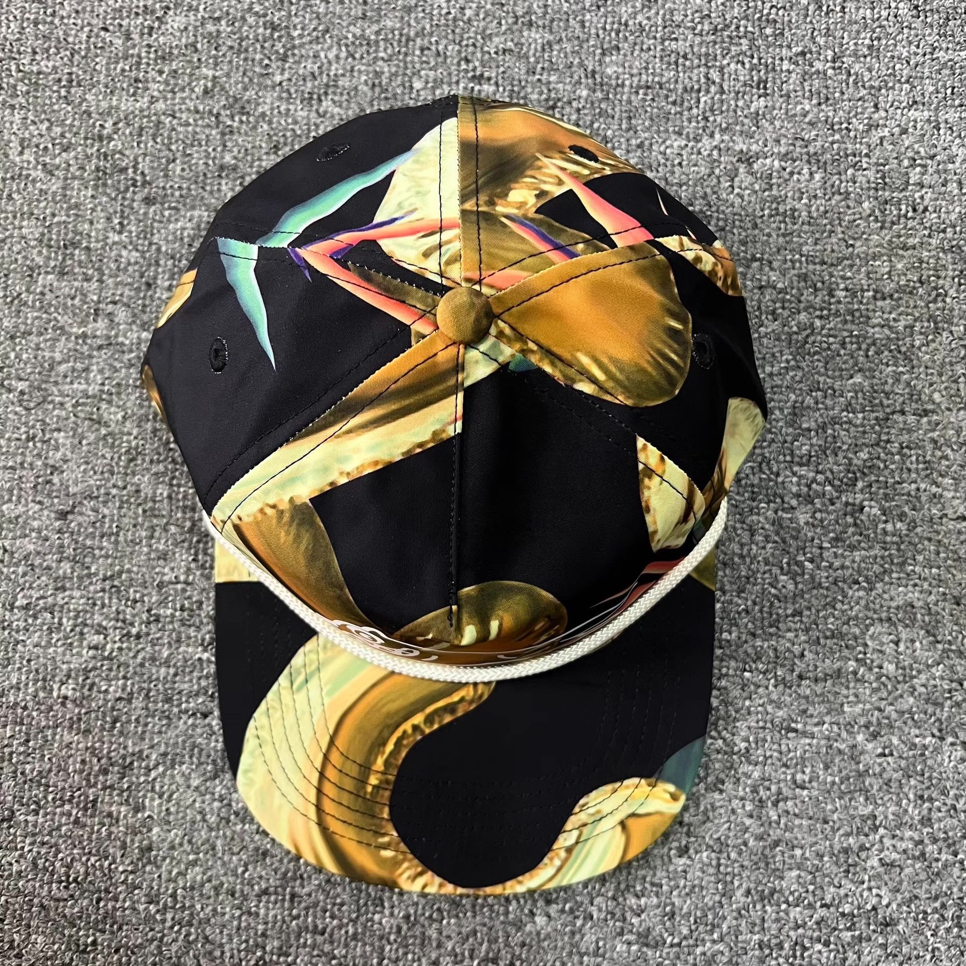 Billionaire Boys Club BBC ICECREAM Flying Dog Flat Brim Baseball Cap Q7 Size ONE SIZE - 2 Thumbnail