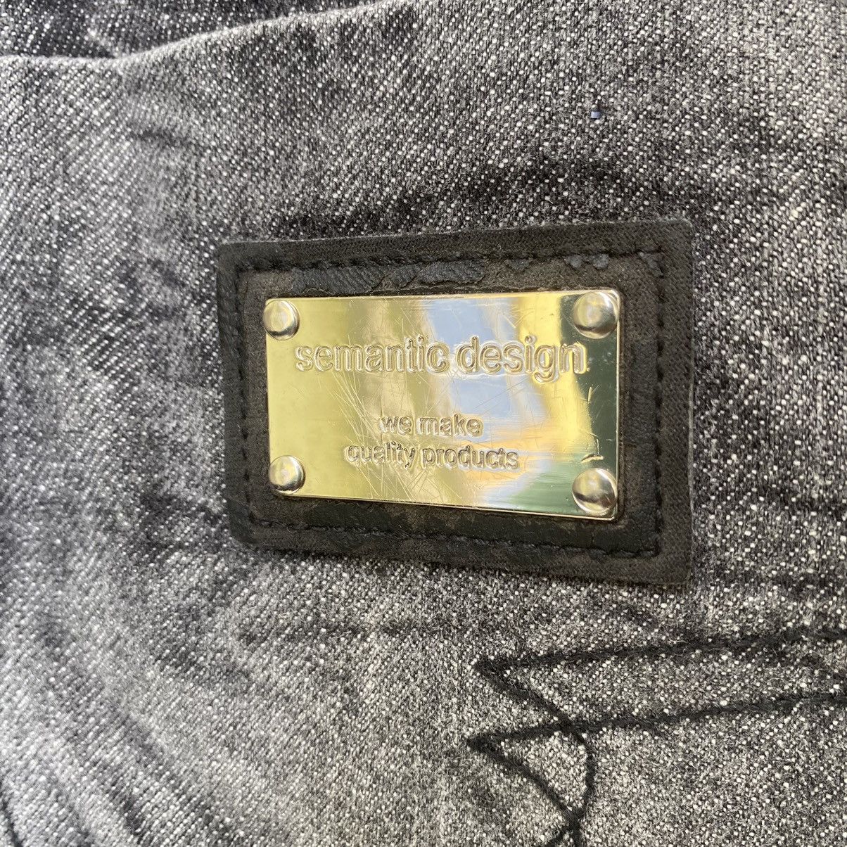 Beauty Beast Semanticdesign Jeans Faded Black Denim Size US 31 - 11 Thumbnail
