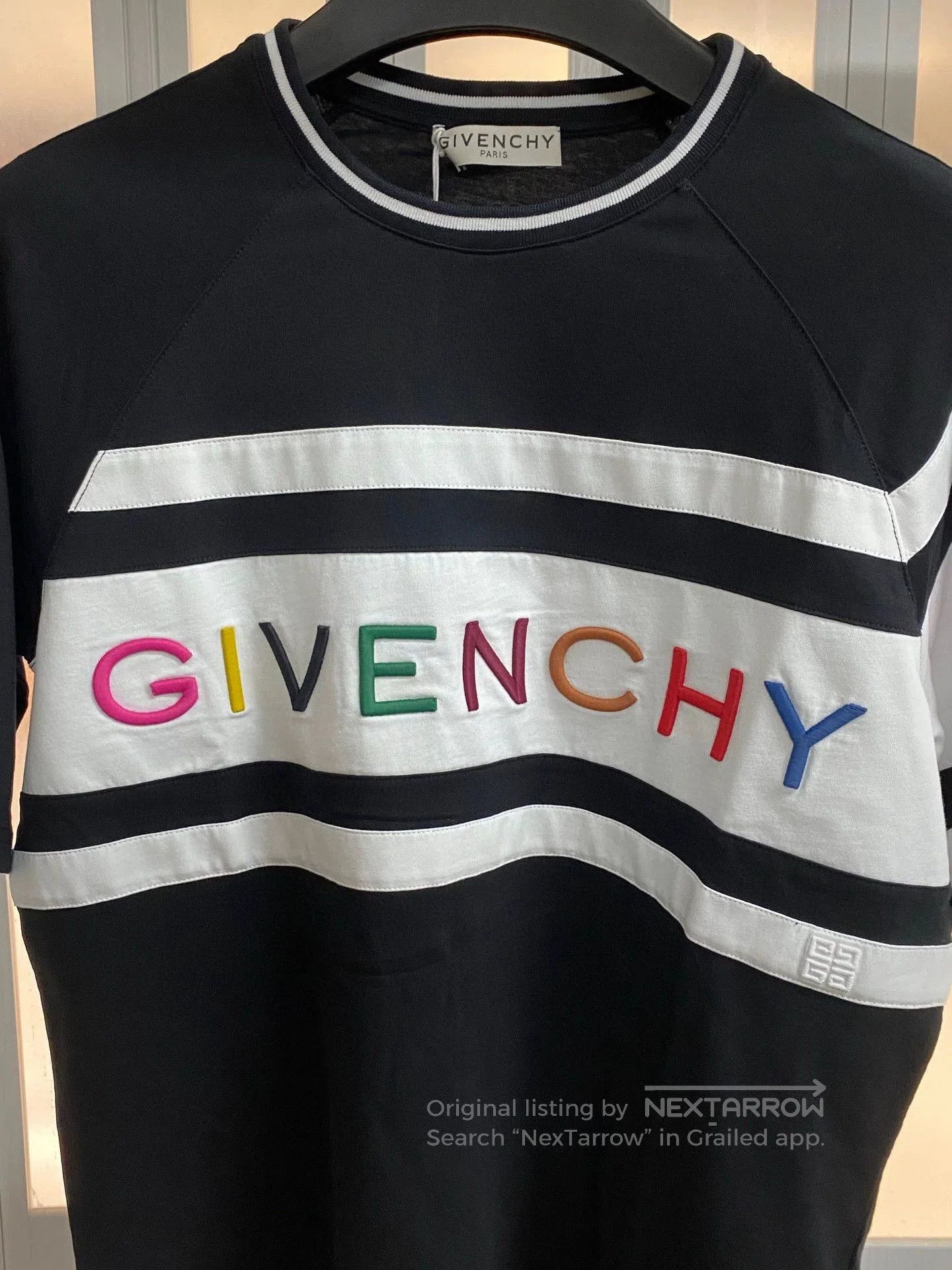 Givenchy givenchy colorful embroidery logo short t-shirt. Size US XS / EU 42 / 0 - 3 Thumbnail