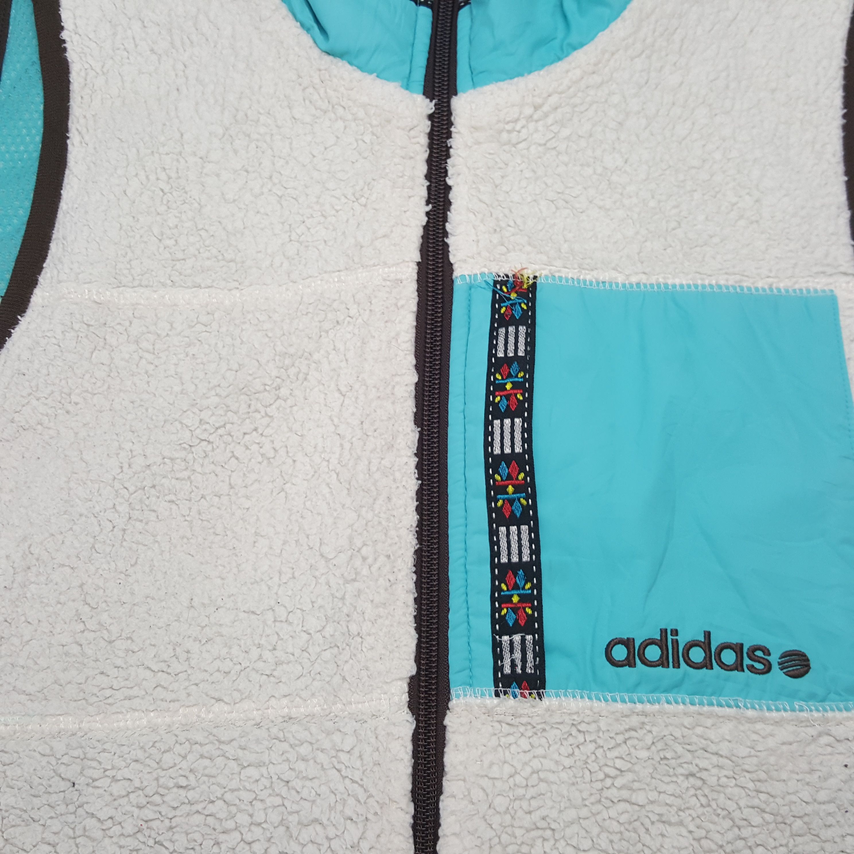 Adidas × Vintage × Yohji Yamamoto Vintage ADIDAS X YOHJI YAMAMOTO Sherpa Vest c282n26 Size US XS / EU 42 / 0 - 10 Thumbnail