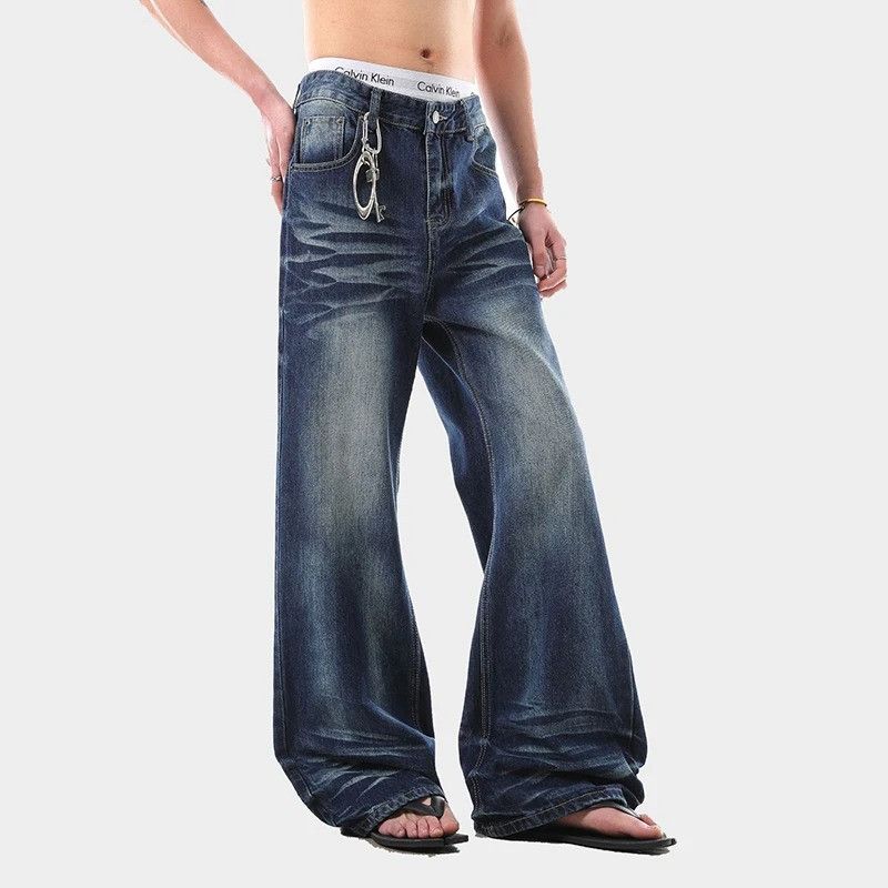 Jean Washed Gradient Color Men's Denim Size US 32 / EU 48 - 3 Thumbnail