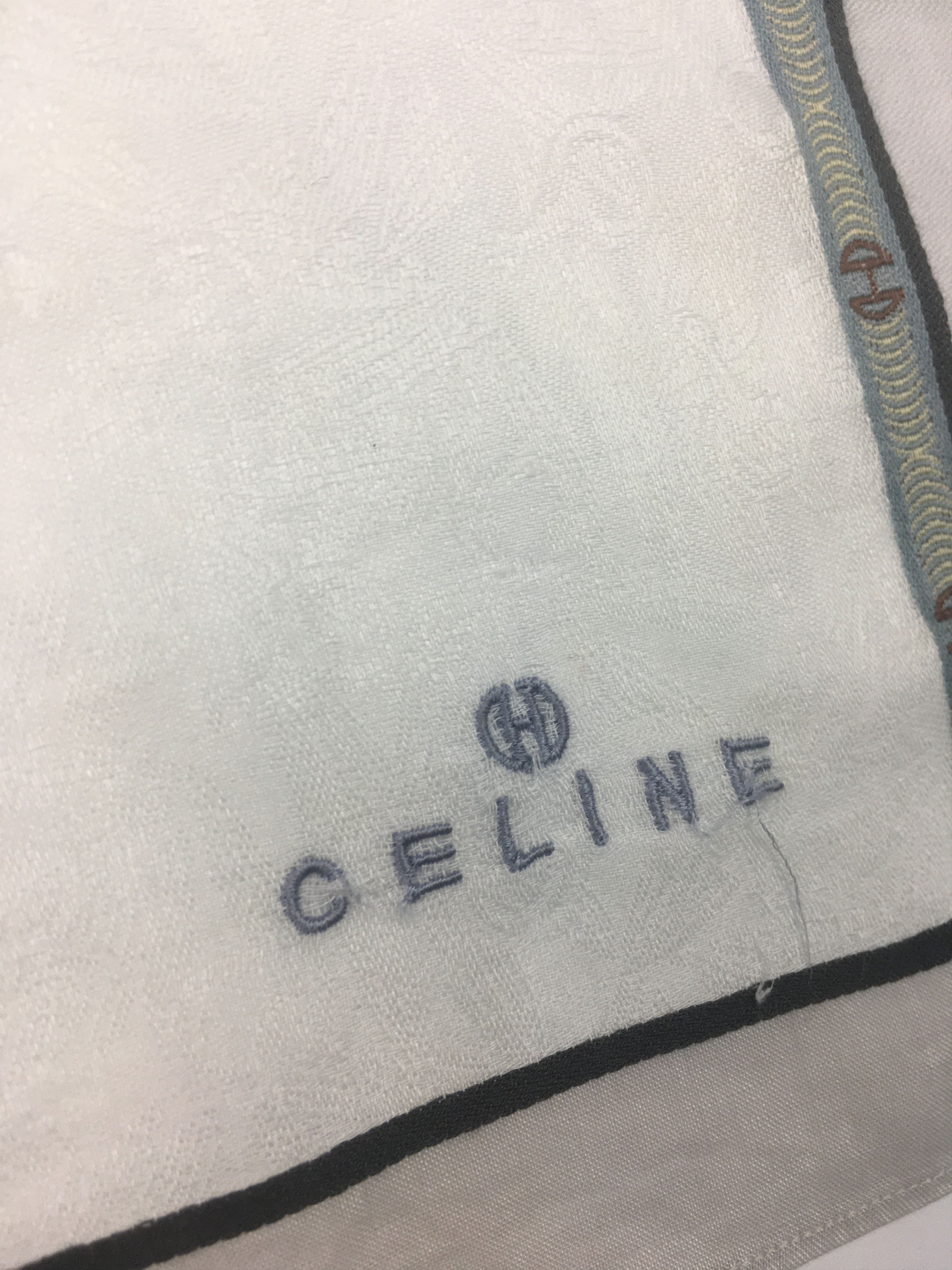 Celine Celine Handkerchief / Bandana / Neckerchief HKC0155 Size ONE SIZE - 4 Thumbnail