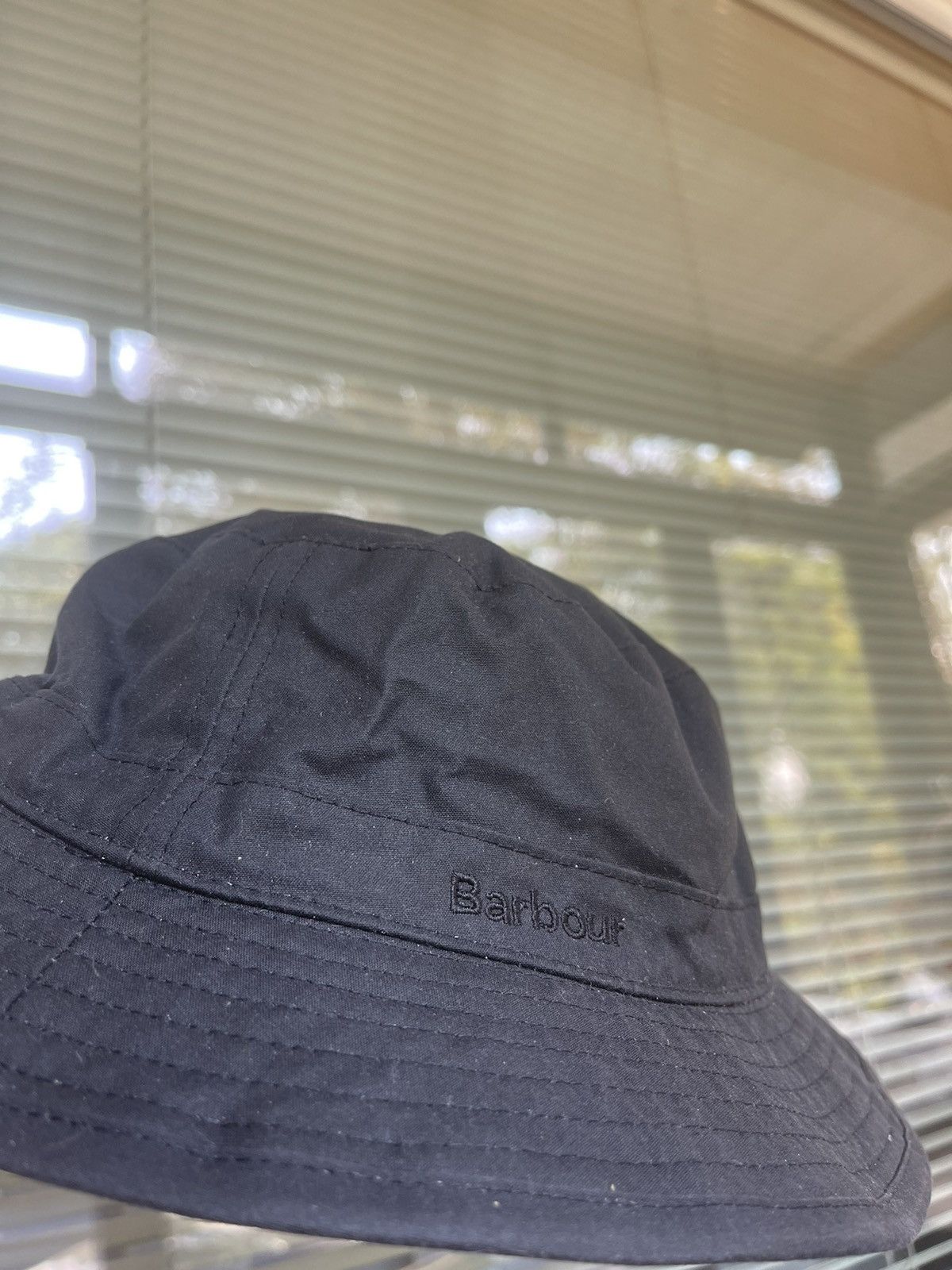 Barbour × Vintage Vintage 00s Barbour Wax Bucket hat style Size ONE SIZE - 3 Thumbnail