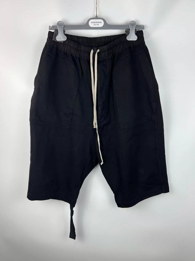 Rick Owens Rickowens New Drop-Crotch Knit Shorts Size US 30 / EU 46 - 1 Thumbnail
