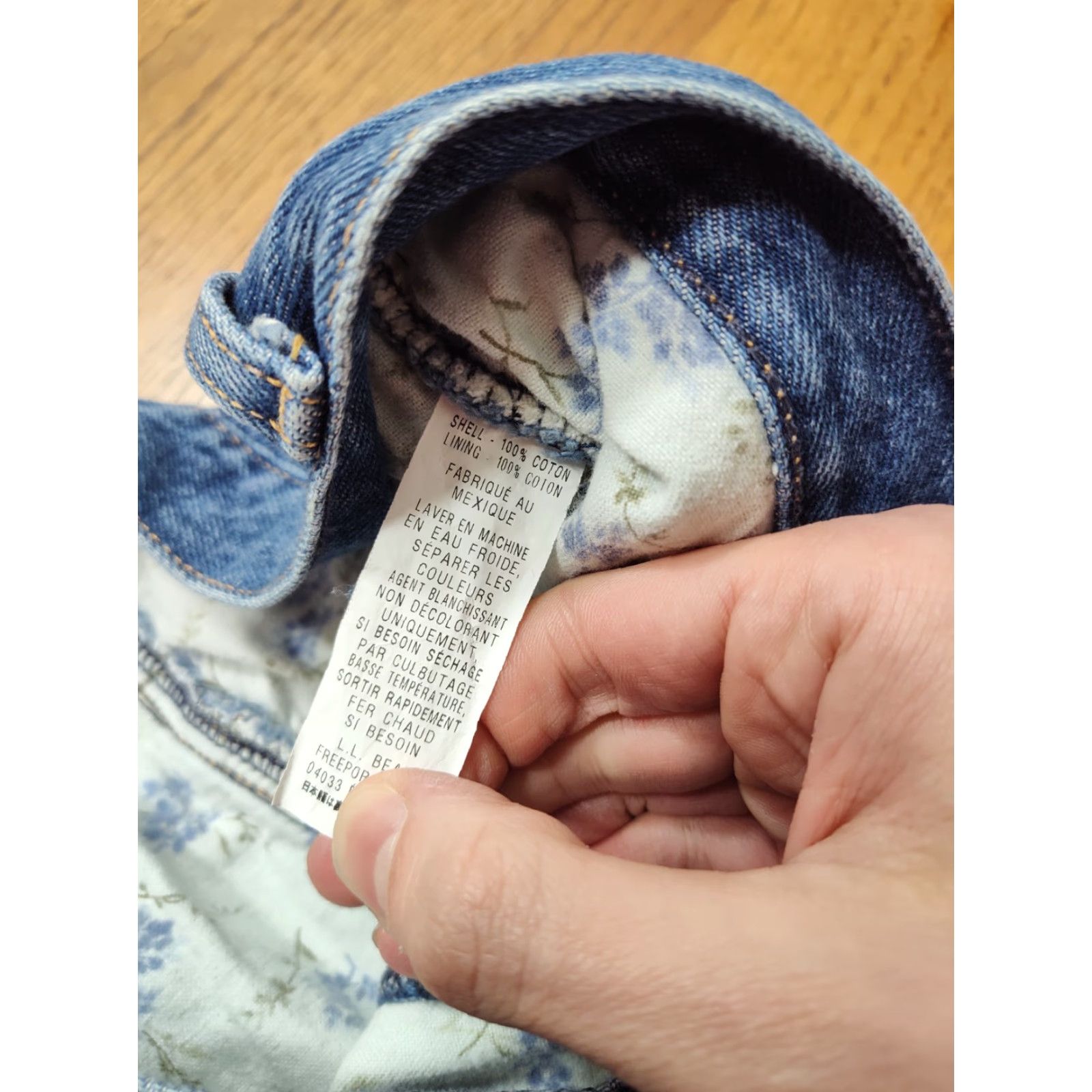 Vintage VINTAGE L.L.Bean Jeans Women 30x31 Blue Floral Flannel Lined Denim Jeans 90s Womens Beige? Size 34" / US 12 / IT 48 - 6 Thumbnail