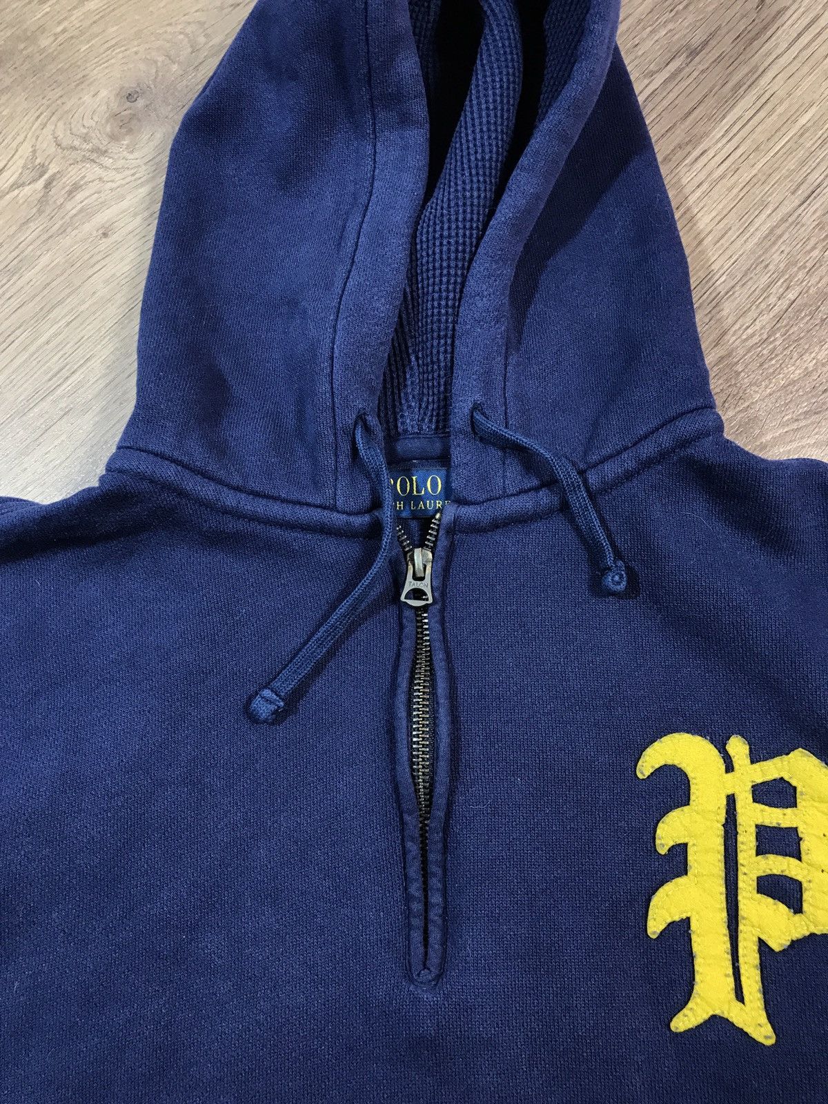 Vintage Vintage Polo Ralph Lauren 1/3 Zip Hoodie Size US M / EU 48-50 / 2 - 5 Thumbnail