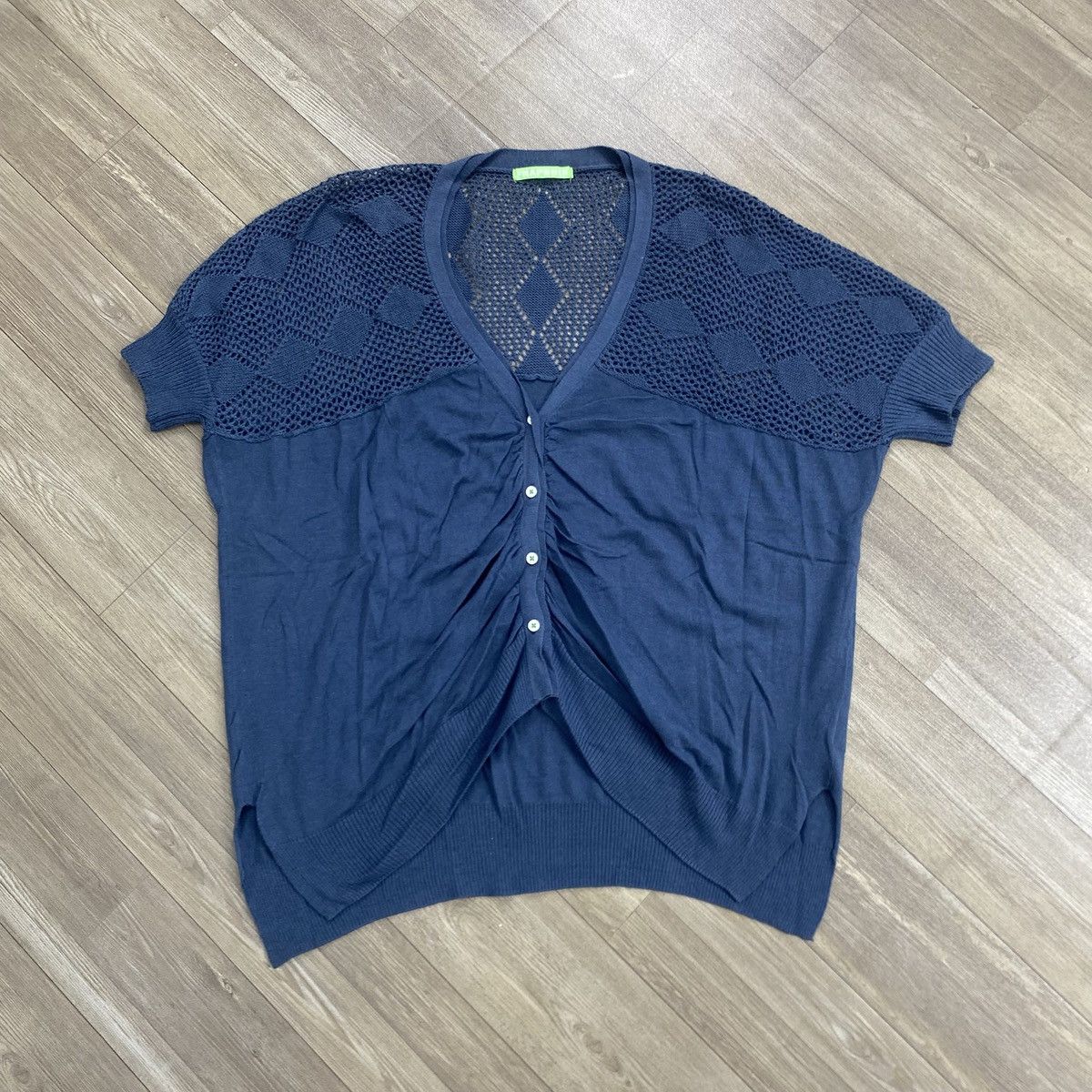 Frapbois Vintage Issey Miyake Frapbois Transparence Cardigan Size S / US 4 / IT 40 - 1 Thumbnail