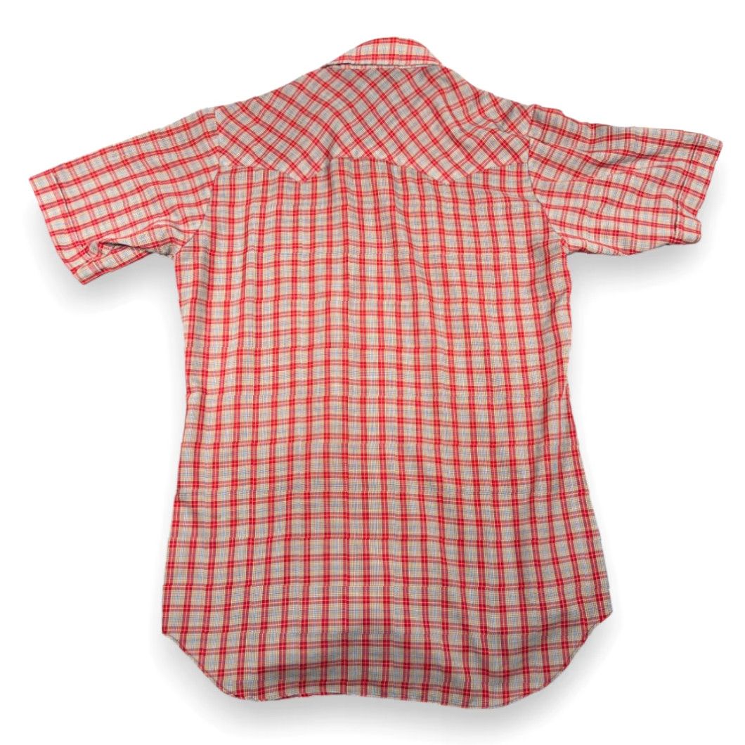 Ariat VINTAGE Lariat Western Shirt Mens M Red Plaid Snap Cowboy Rodeo 80s Shirt Size US M / EU 48-50 / 2 - 3 Thumbnail