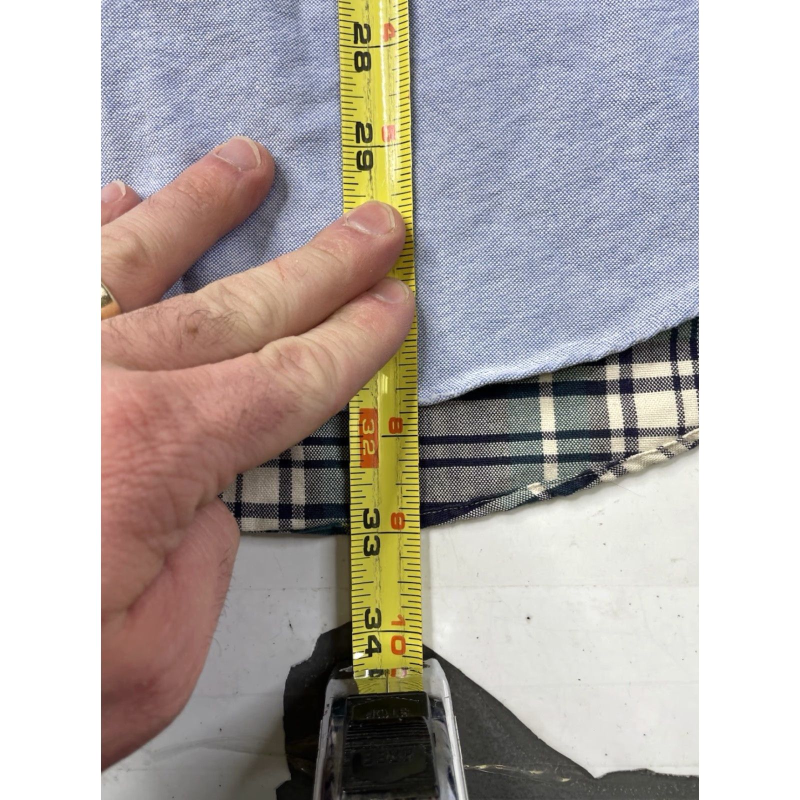 Polo Ralph Lauren Polo Ralph Lauren Dress Shirt XL Multi-Color Plaid Striped Button-Down Collar Pocket Men Size 46R - 6 Thumbnail