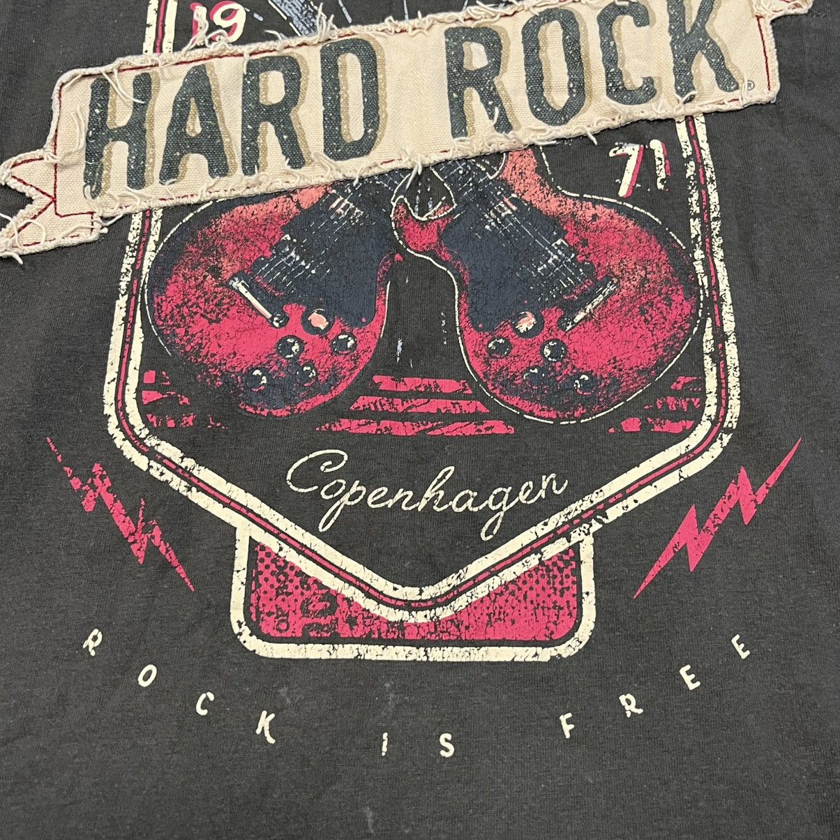 Hard Rock Cafe Hard Rock Green khaki tee t-shirt Size US L / EU 52-54 / 3 - 3 Thumbnail
