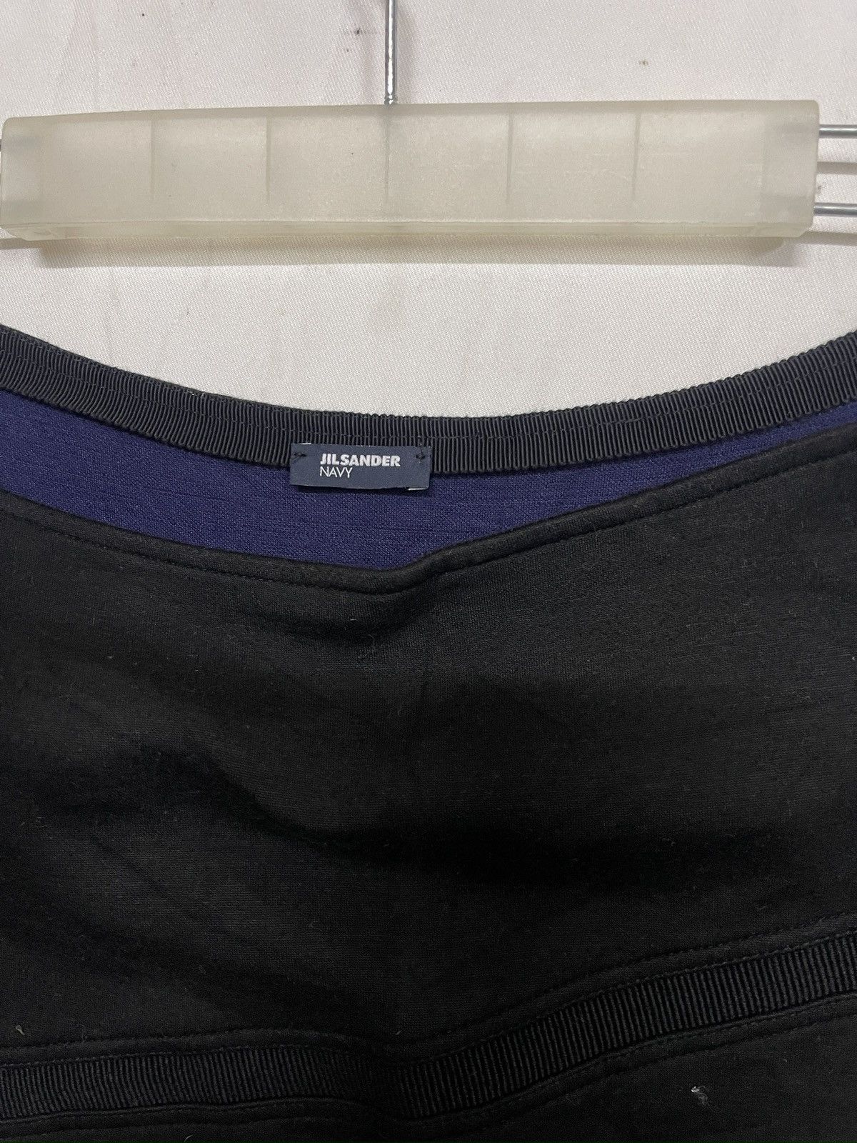 Jil Sander GRAILLL🔥Jil Sander Navy Asymmetrical Hem Skirt Size 24" / US 00 / IT 34 - 9 Thumbnail