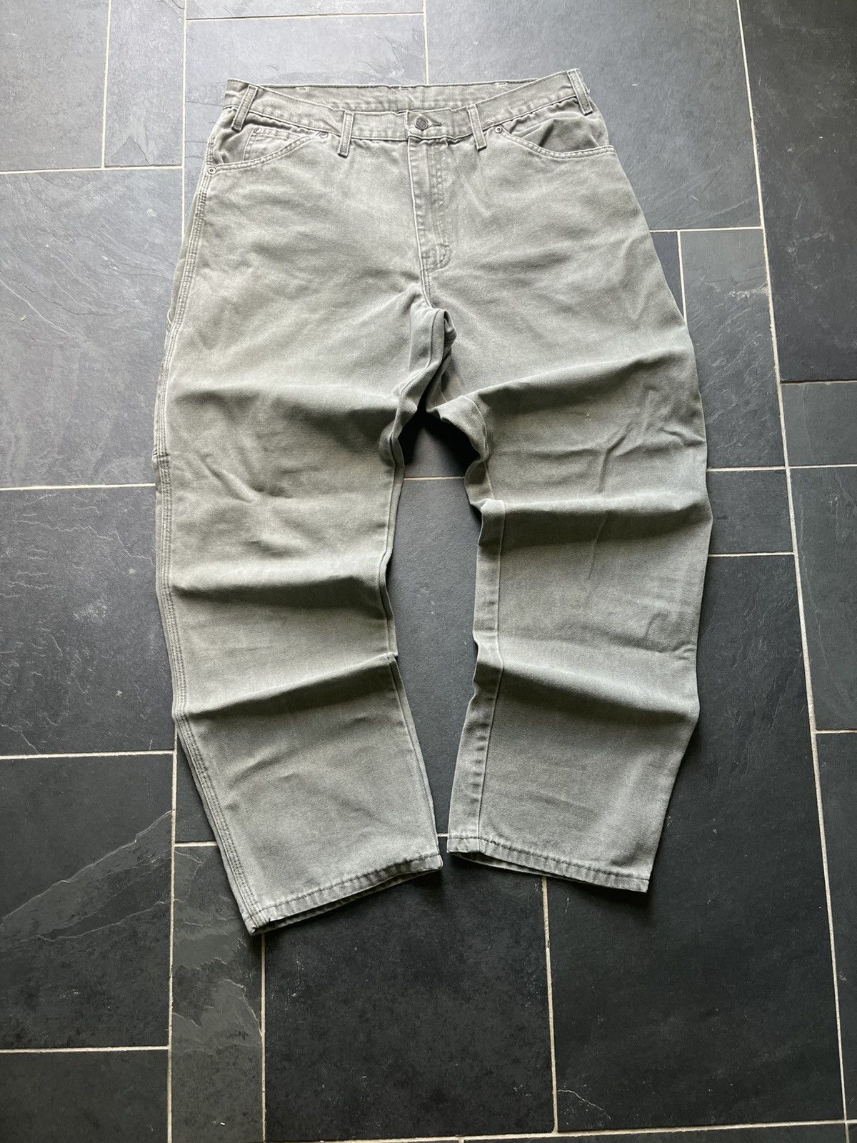 Dickies Olive Green Dickies Work Pants Size US 36 / EU 52 - 1 Thumbnail