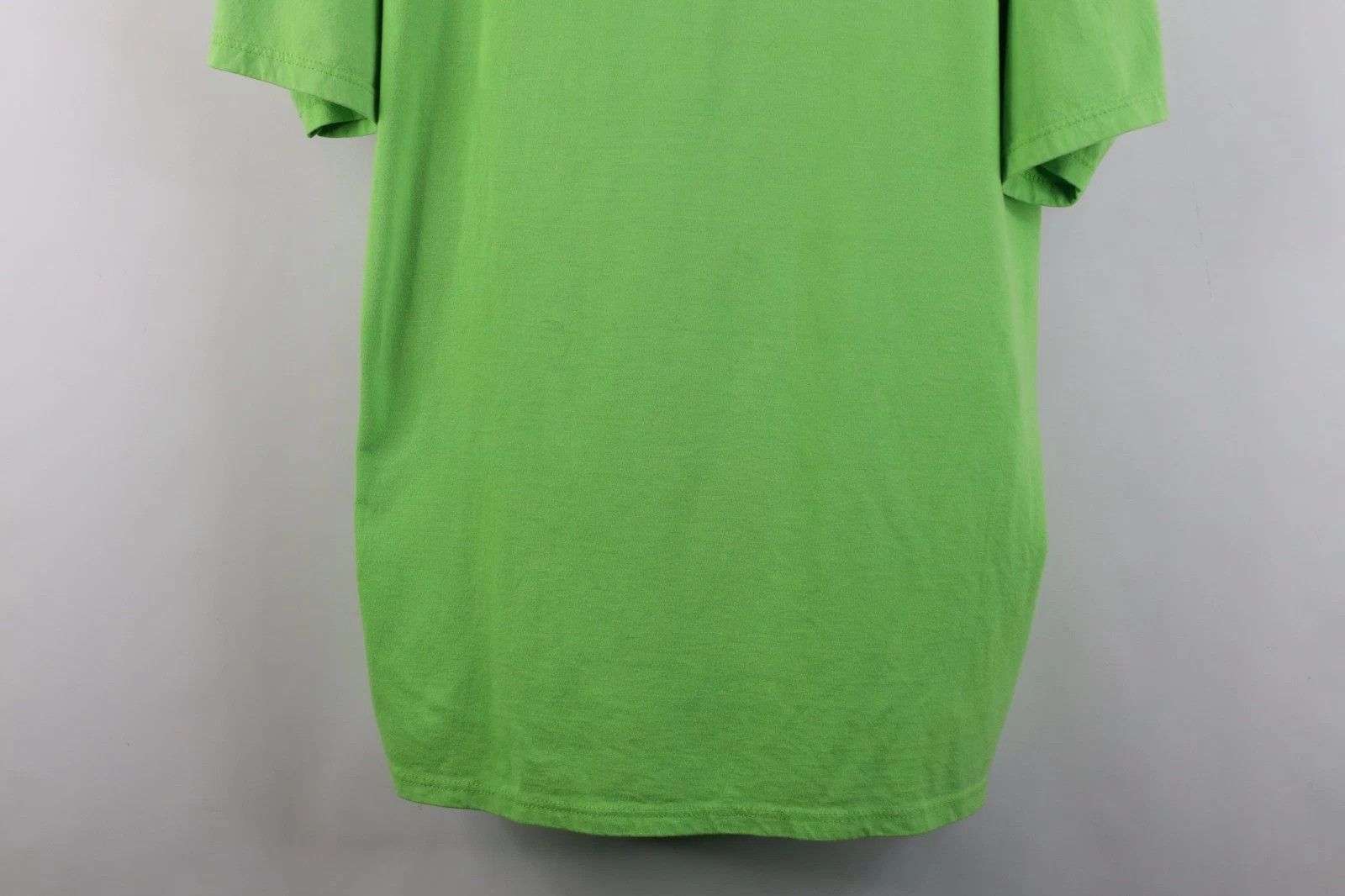 Vintage Vintage 90s Streetwear Short Sleeve T-Shirt Lime Green USA Size US XL / EU 56 / 4 - 3 Thumbnail