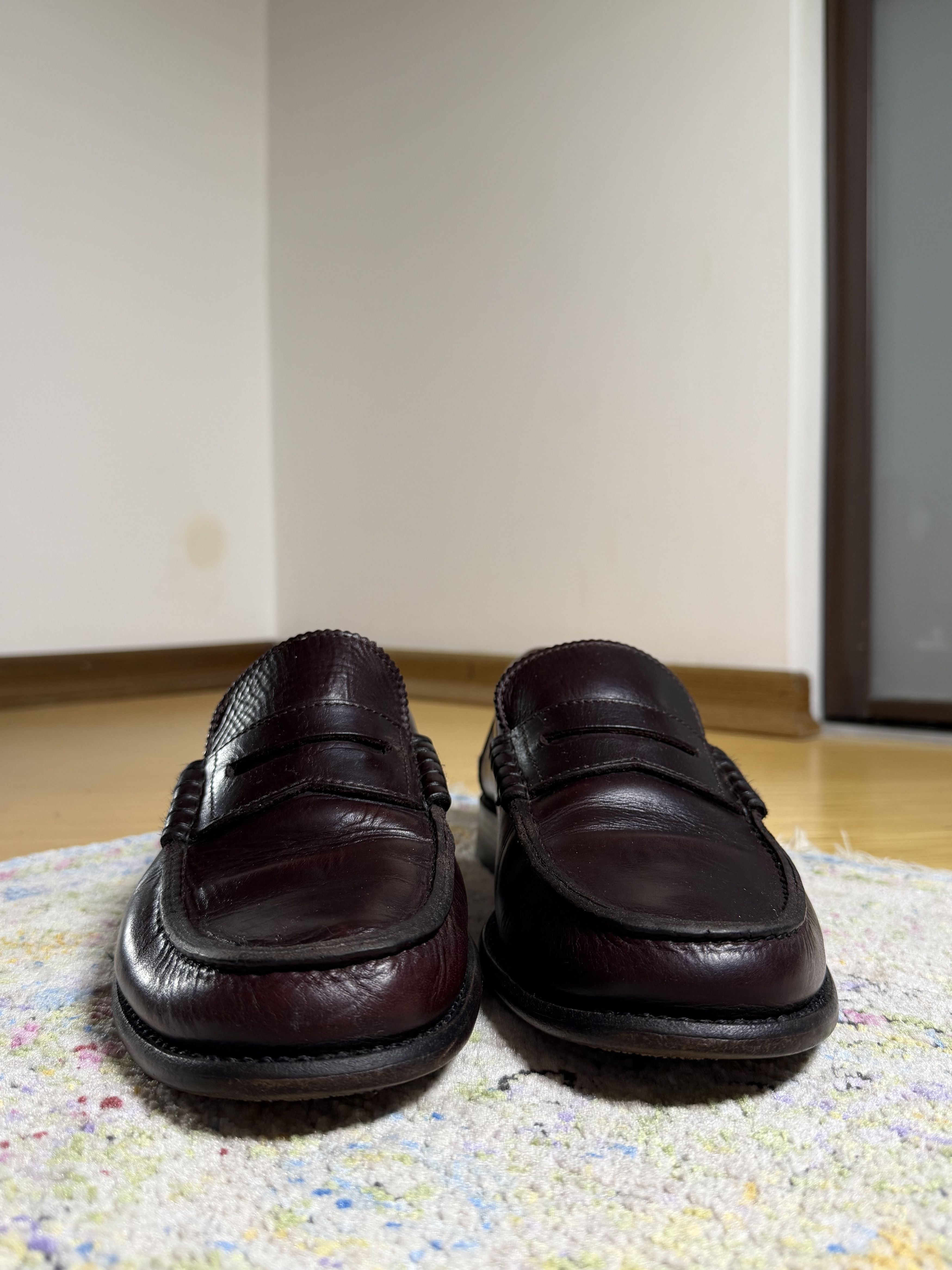 Floris van Bommel Floris van Bommel Bordeaux Leather Loafers Passa 01.01 Size US 10.5 / EU 43-44 - 5 Thumbnail