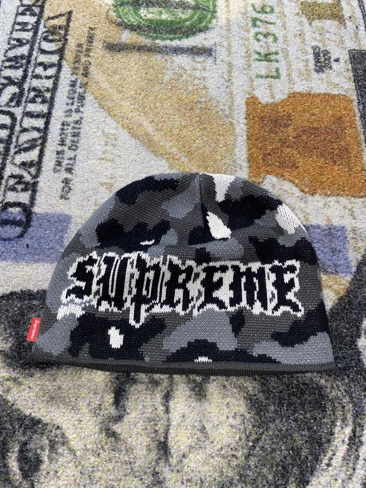 Supreme Camo Beanie | Grailed