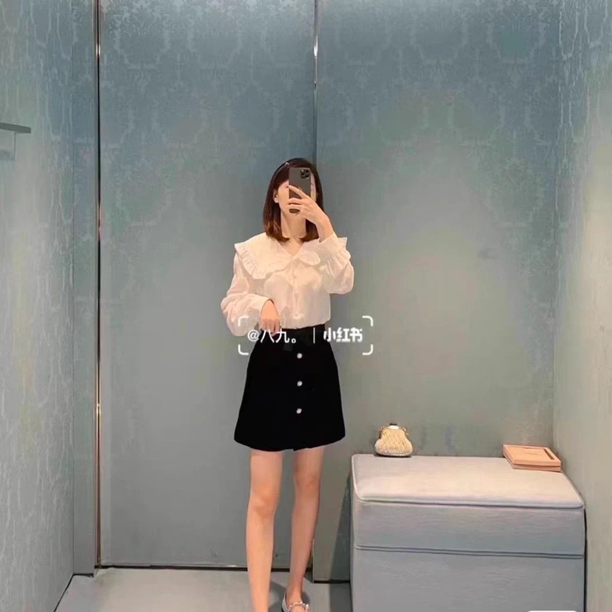 Miu Miu MIU MIU ivory 36 95 new blouse Size XS / US 0-2 / IT 36-38 - 8 Thumbnail