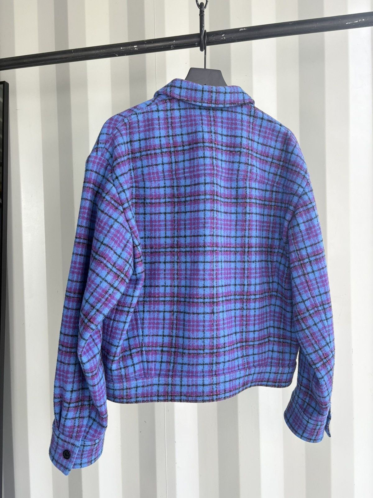 Louis Vuitton Oversize Blue Trucker Flannel Jacket Virgil Era Size US M / EU 48-50 / 2 - 2 Thumbnail