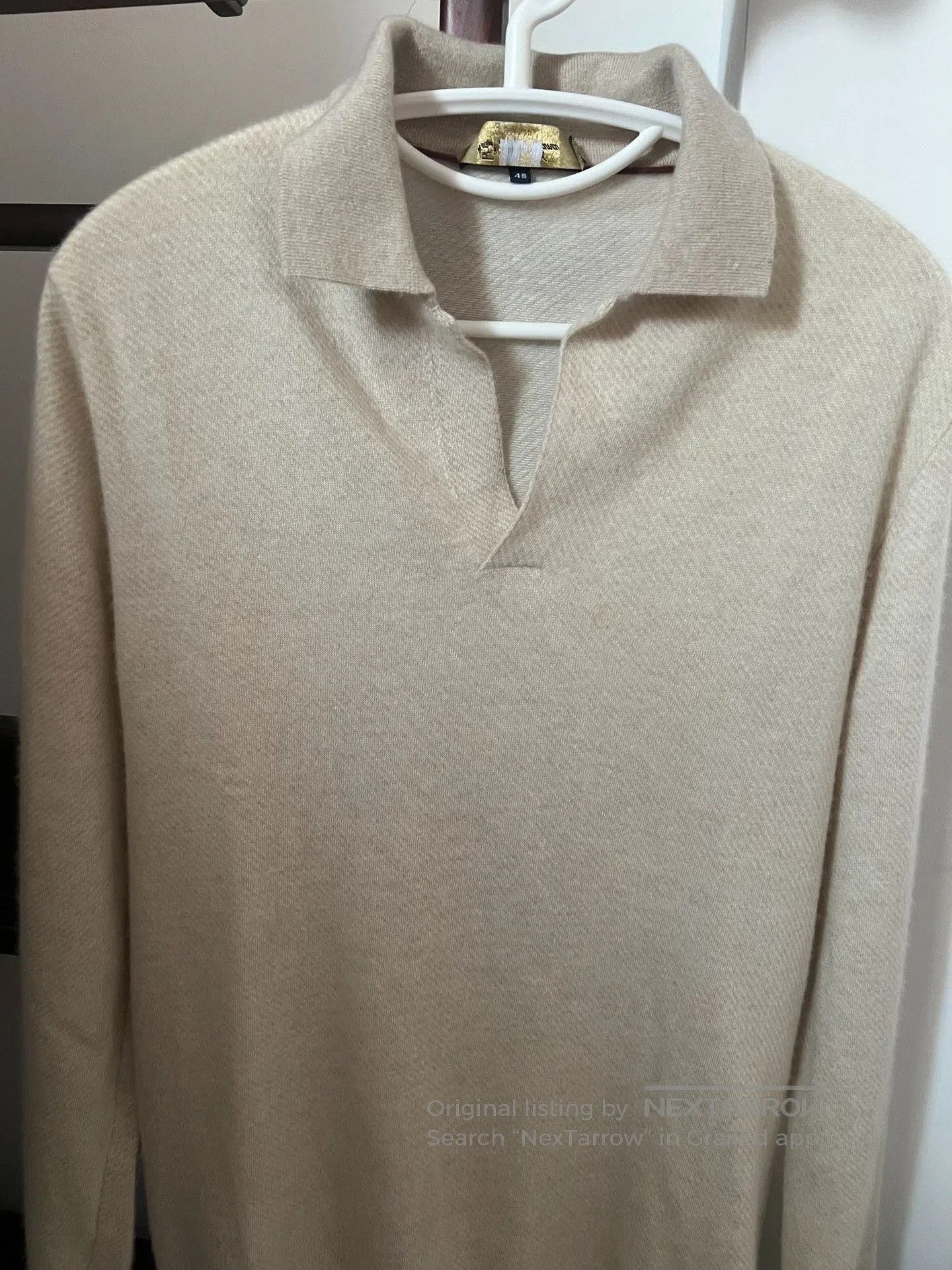 Loro Piana Loro Piana Men's Buttonless Cashmere Polo. Size US M / EU 48-50 / 2 - 6 Thumbnail