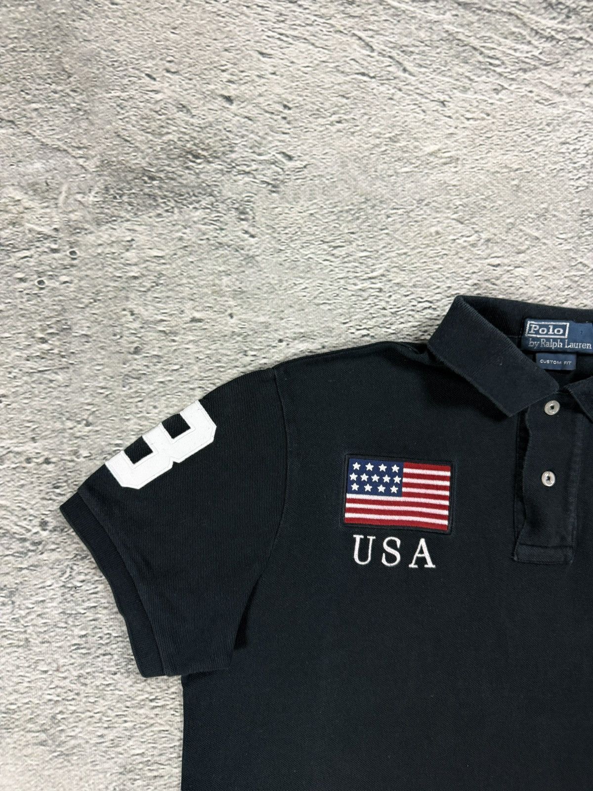 Ralph Lauren Chief Keef Polo Ralph Lauren USA black Polo t-shirt big pony Size US M / EU 48-50 / 2 - 2 Thumbnail