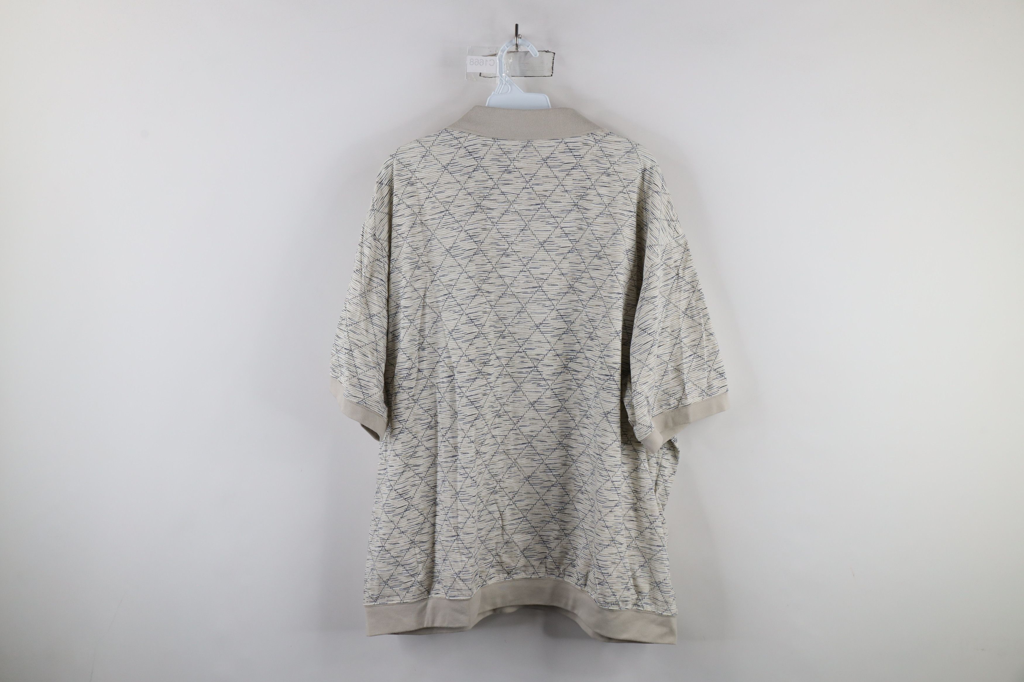 Vintage Vintage 90s Streetwear Cross Hatch Collared Pullover Polo Size US XXL / EU 58 / 5 - 8 Thumbnail