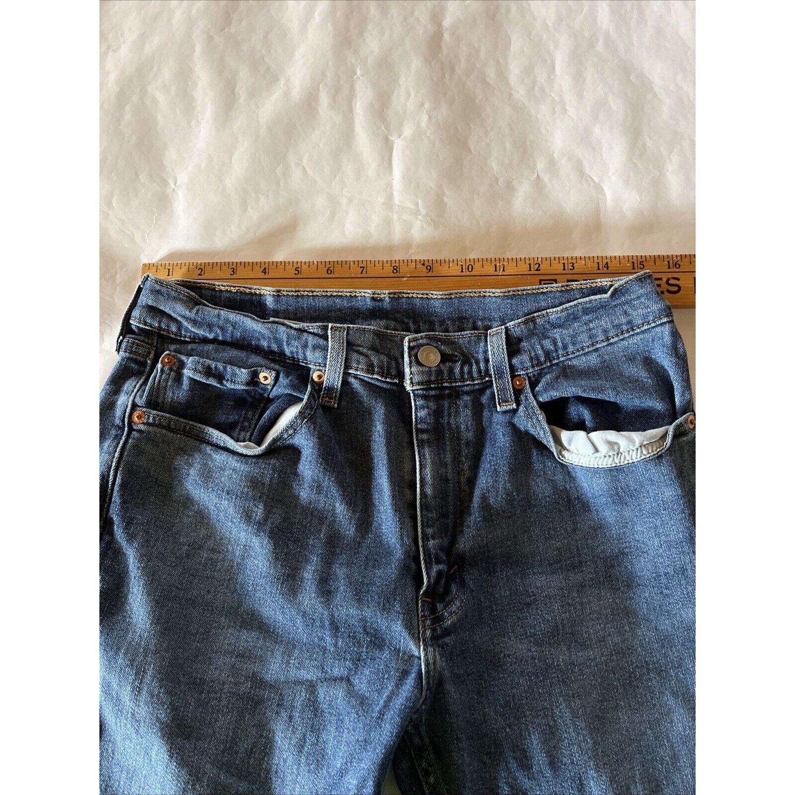 Levi's Levi's 505 Men’s Jeans 30x30 Fit Regular Fit Outdoor Cotton Size US 30 / EU 46 - 4 Thumbnail