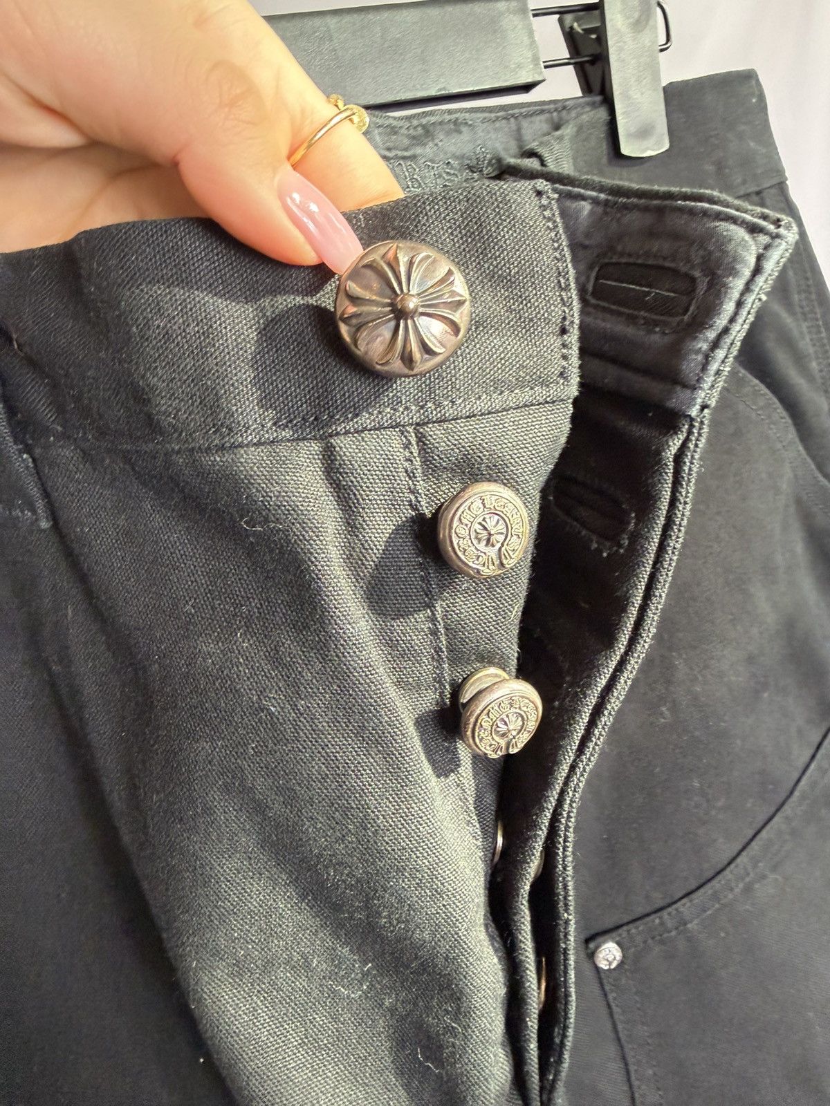 Chrome Hearts Chrome Hearts Carpenter Pants Black – Size 33 Size US 33 - 5 Thumbnail