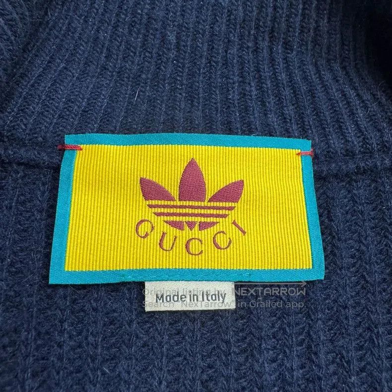 Gucci Gucci Adidas Collaboration Spliced Wool Zip Jacket. Size US M / EU 48-50 / 2 - 3 Thumbnail