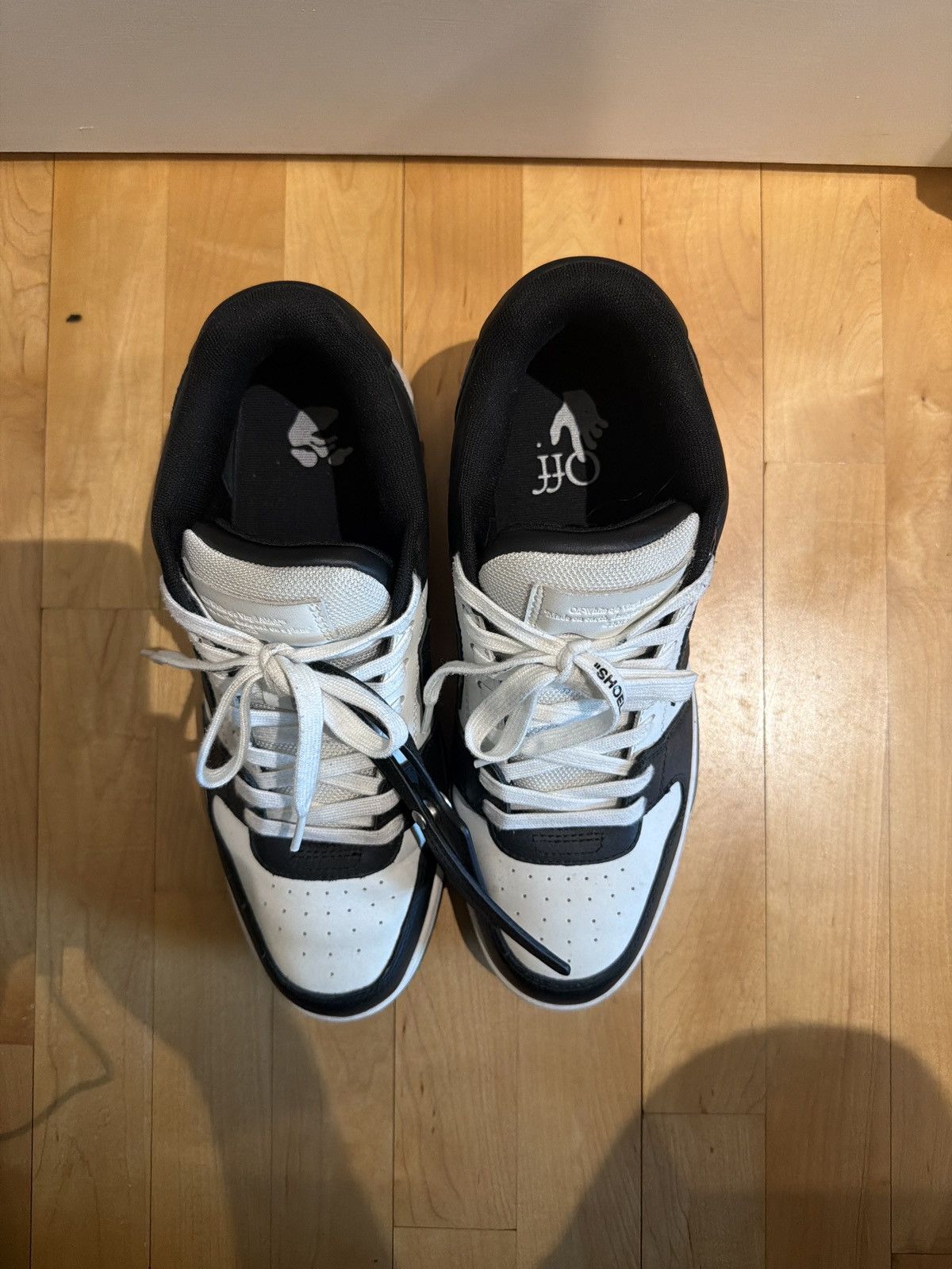 Off-White Off-White “Office” Sneakers Blk/Wht Size US 10 / EU 43 - 5 Thumbnail