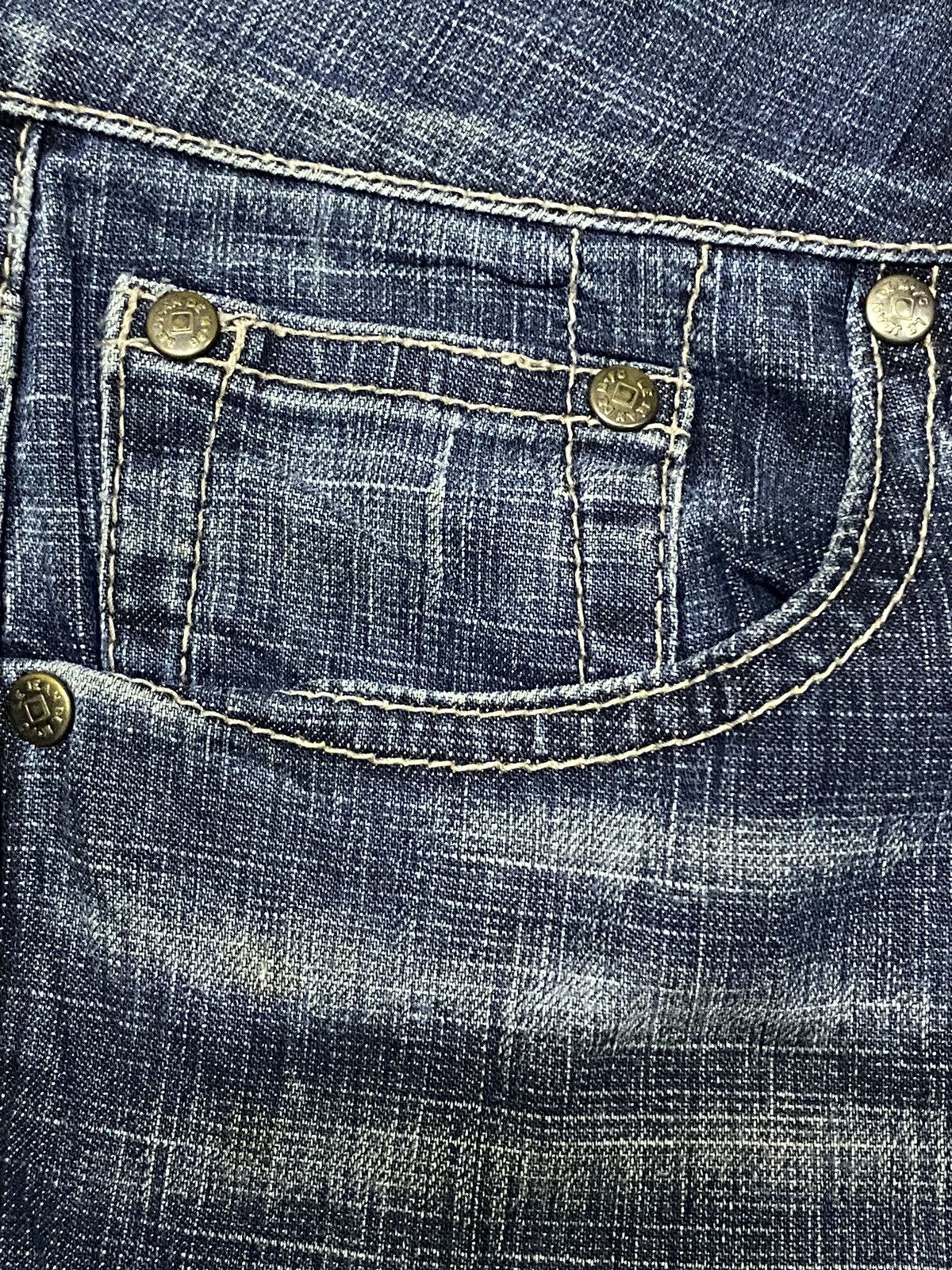 Marithe + Francois Girbaud Vintage Marithe Francois Girbaud Blue Wash Flare style Jeans Size 29" - 11 Thumbnail
